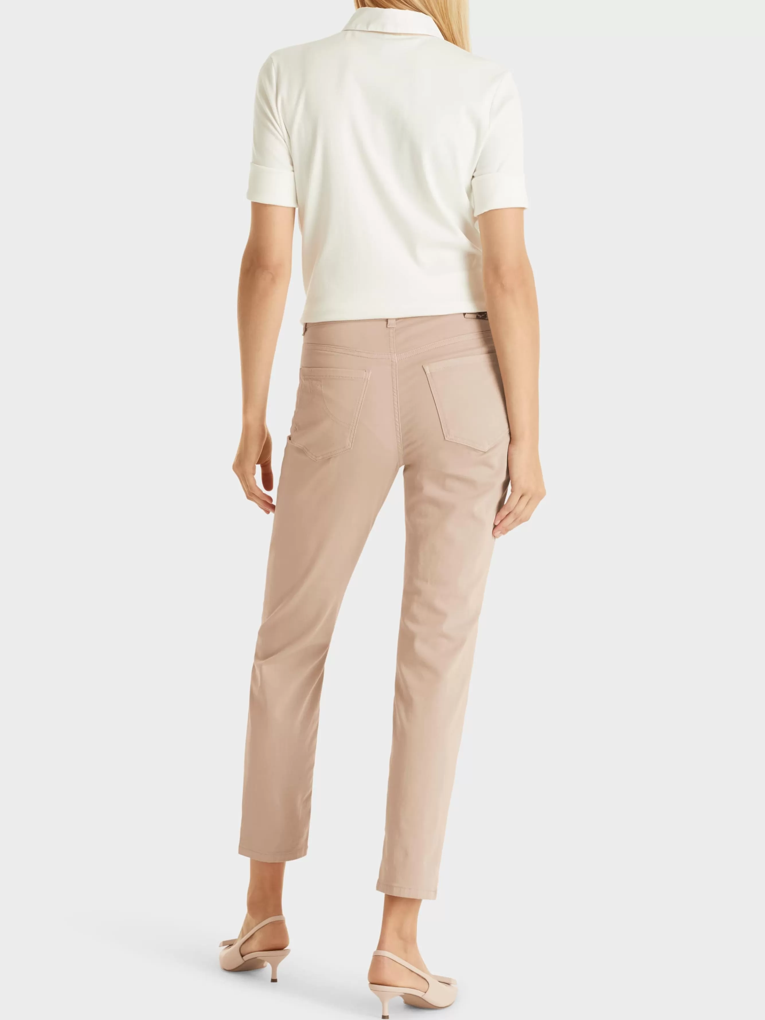 Marc Cain Hosen-5-POCKET-HOSE SILEA – 7/8-LANG light stone