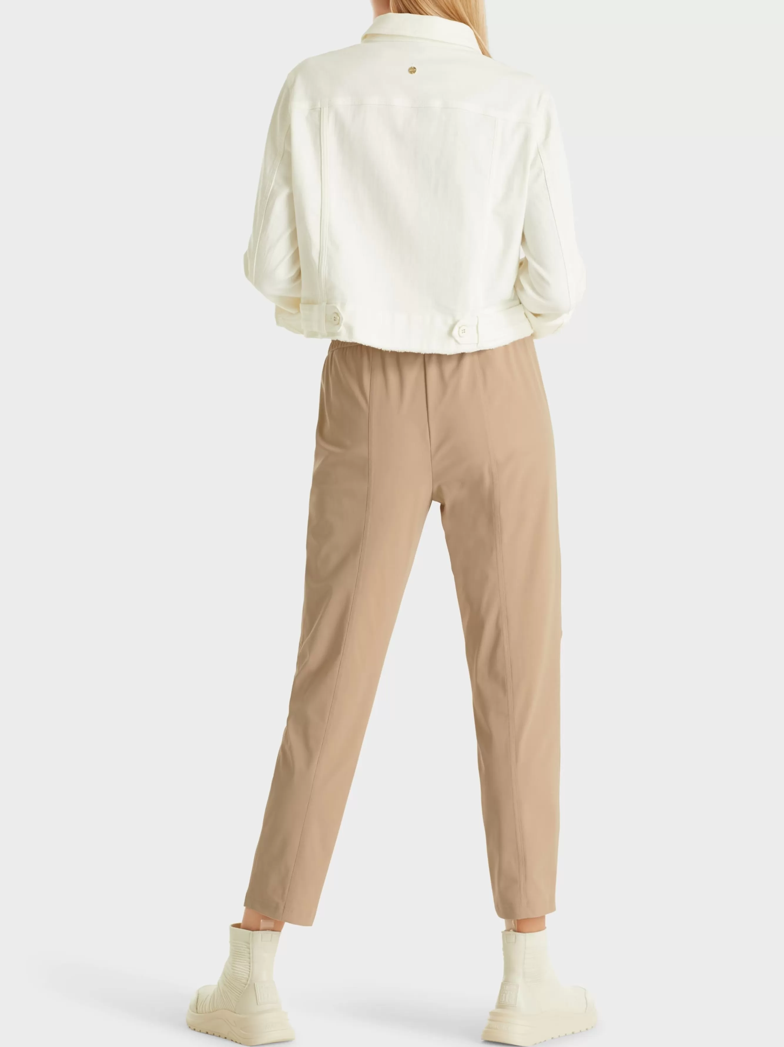 Marc Cain Hosen-7/8-LANGE HOSE RHODOS MIT JOGGINGBUND granola