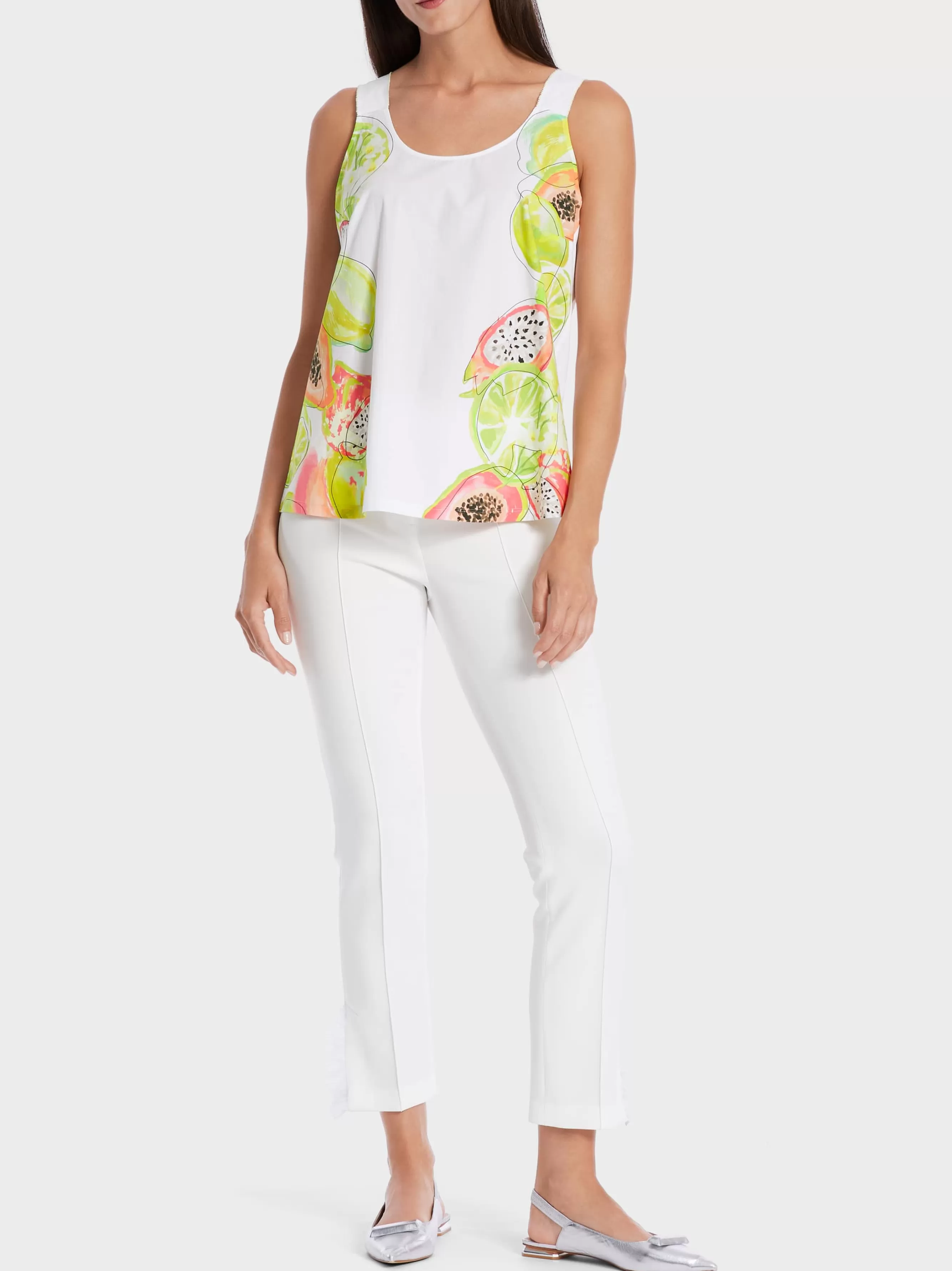 Marc Cain Shirts & Tops-AUSGESTELLTES TOP white