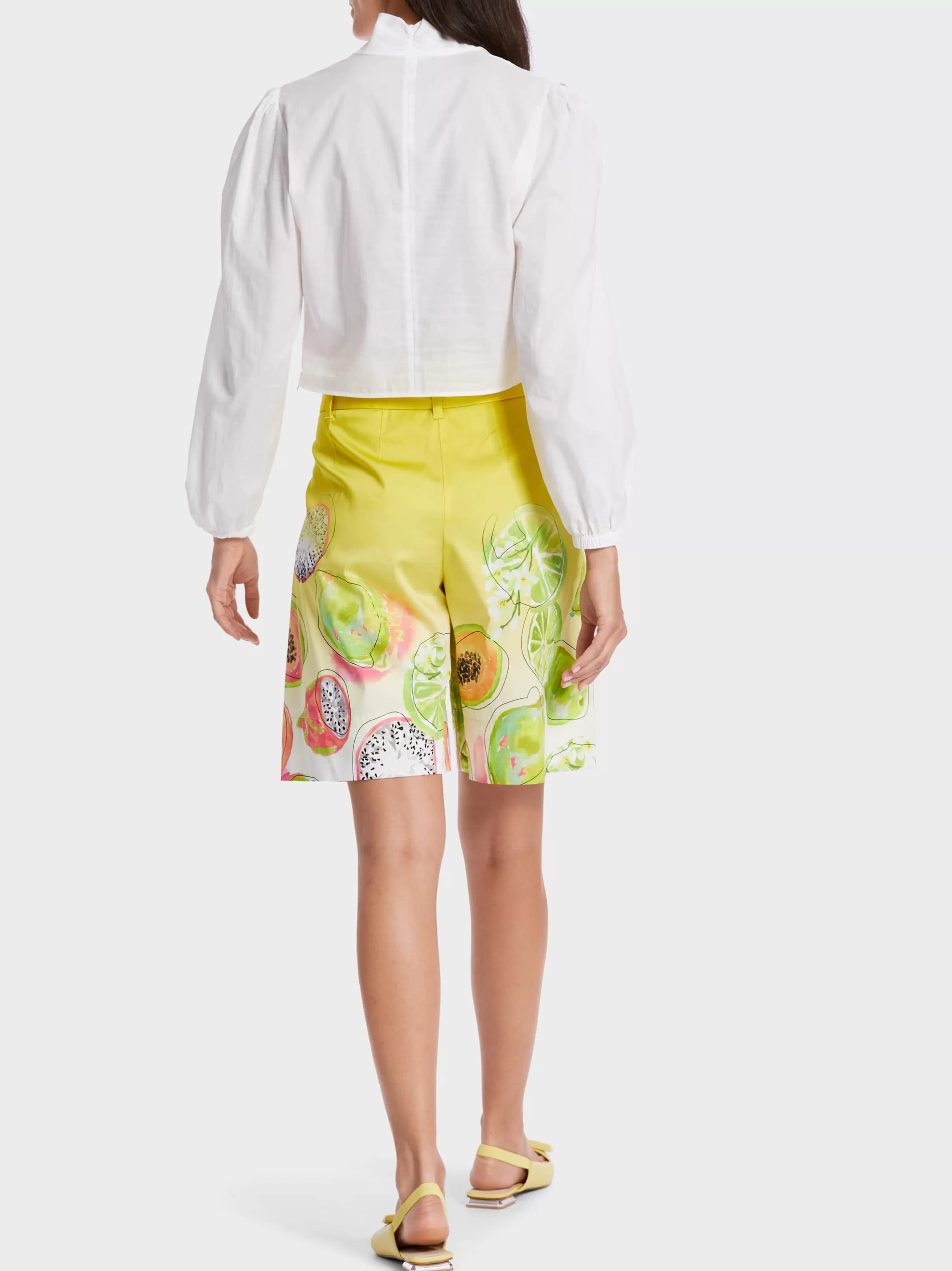 Marc Cain Hosen-BEDRUCKTE SHORTS WICHITA bright sulphur