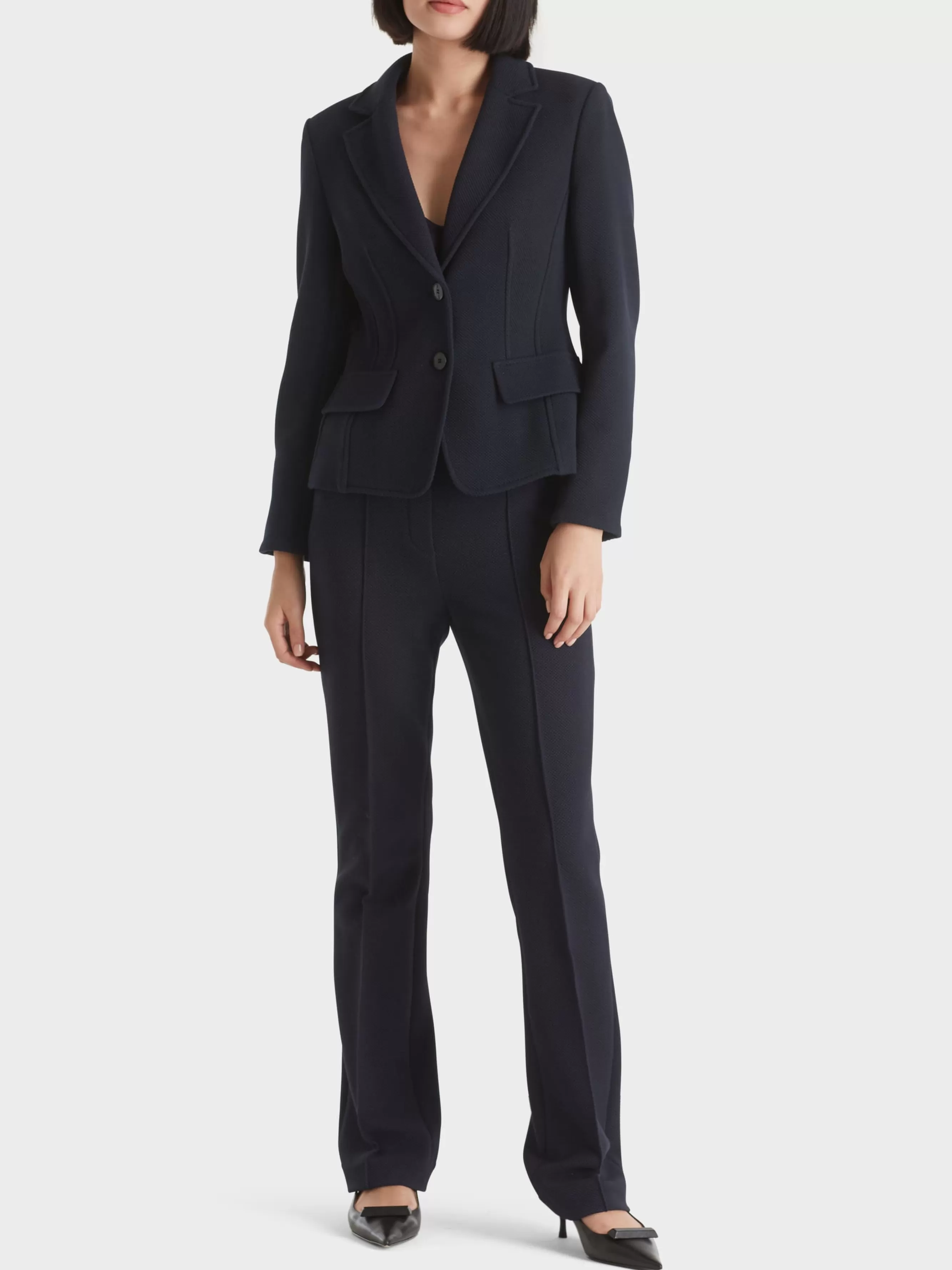 Marc Cain Blazer-BLAZER IM TAILORING-FIT midnight blue