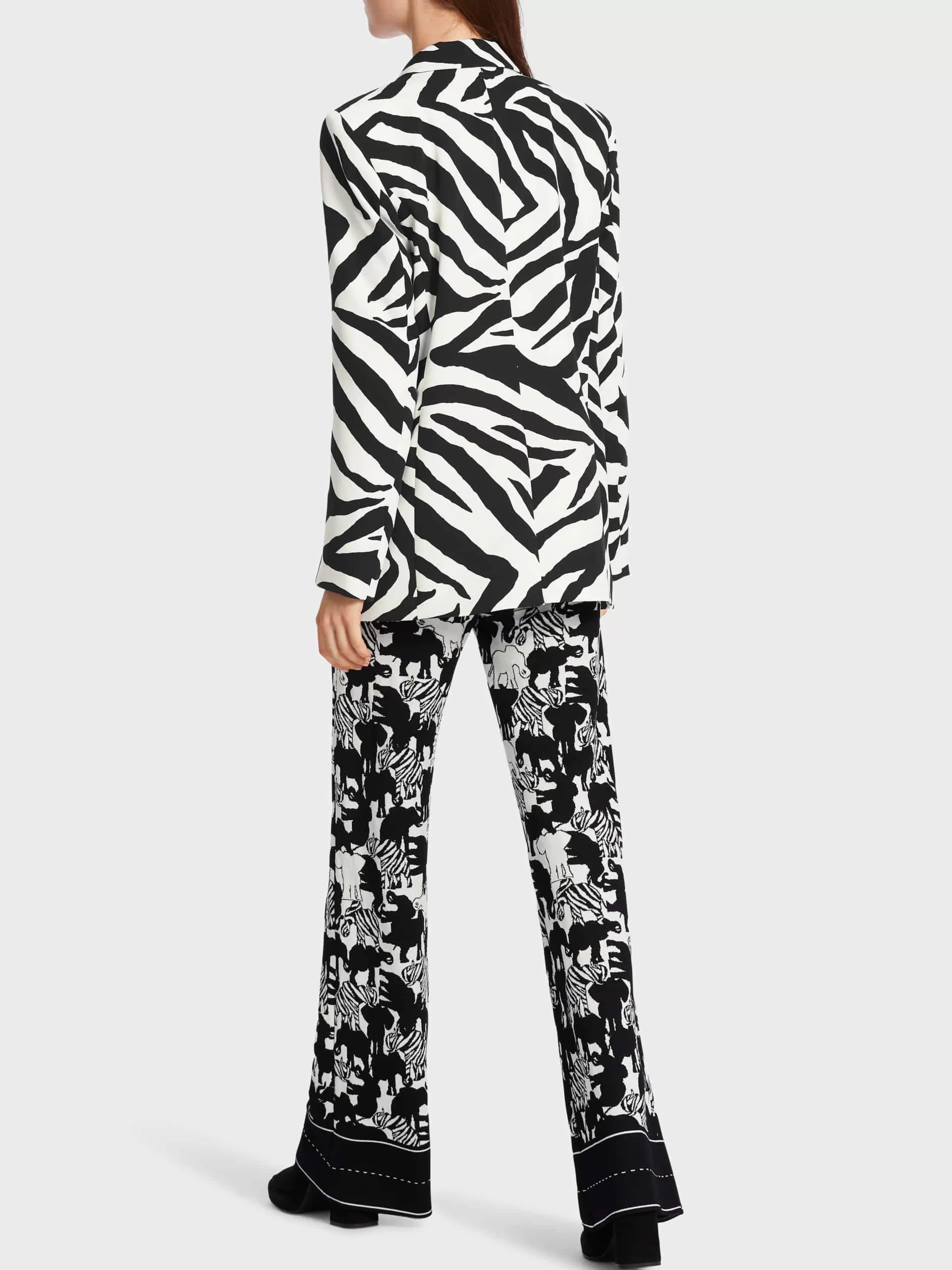 Marc Cain Blazer | Hosenanzüge-BLAZER IM ZEBRA-LOOK white and black