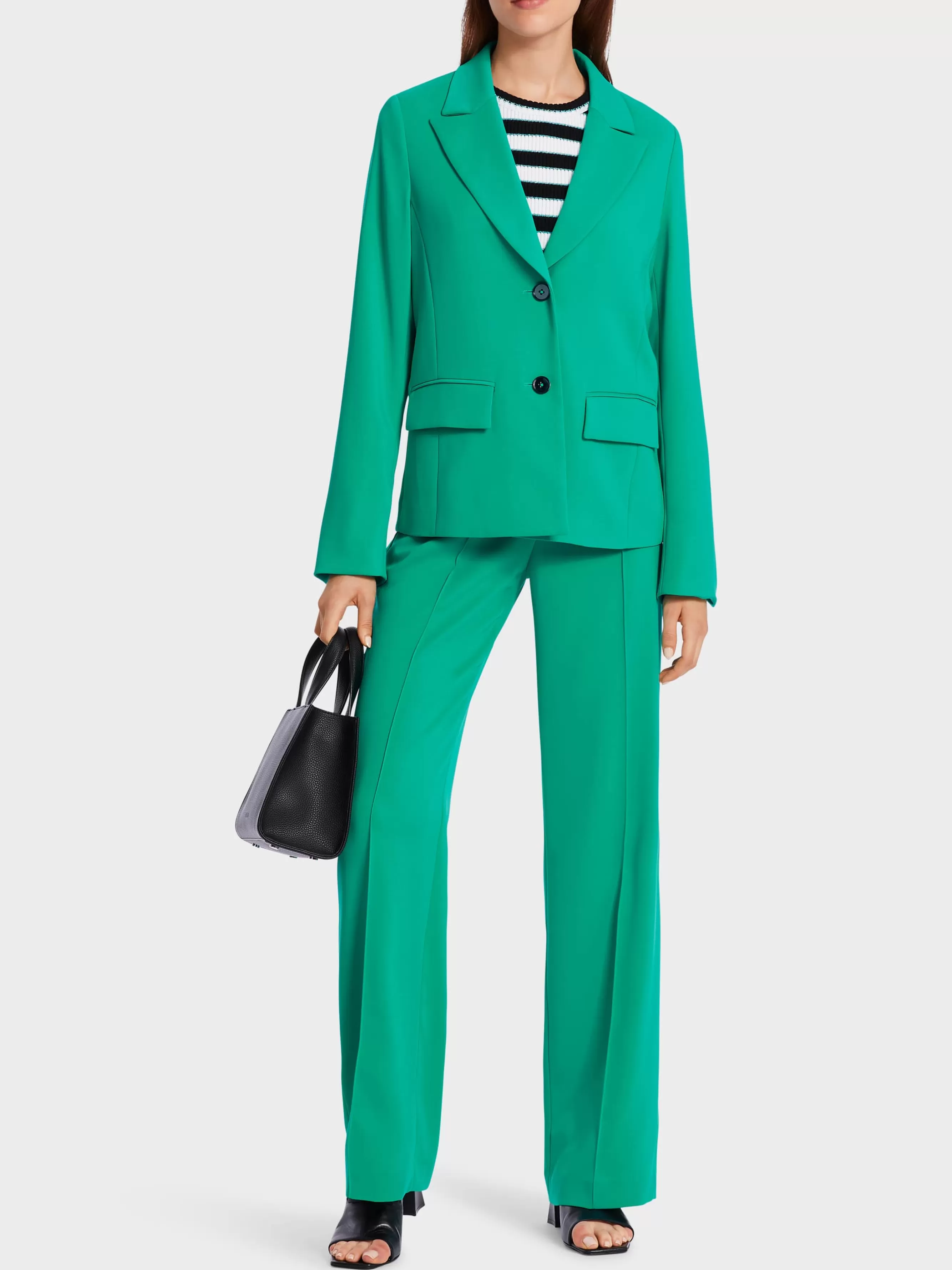 Marc Cain Blazer | Hosenanzüge-BLAZER MIT AUFSTEIGENDEM REVERS bright malachite