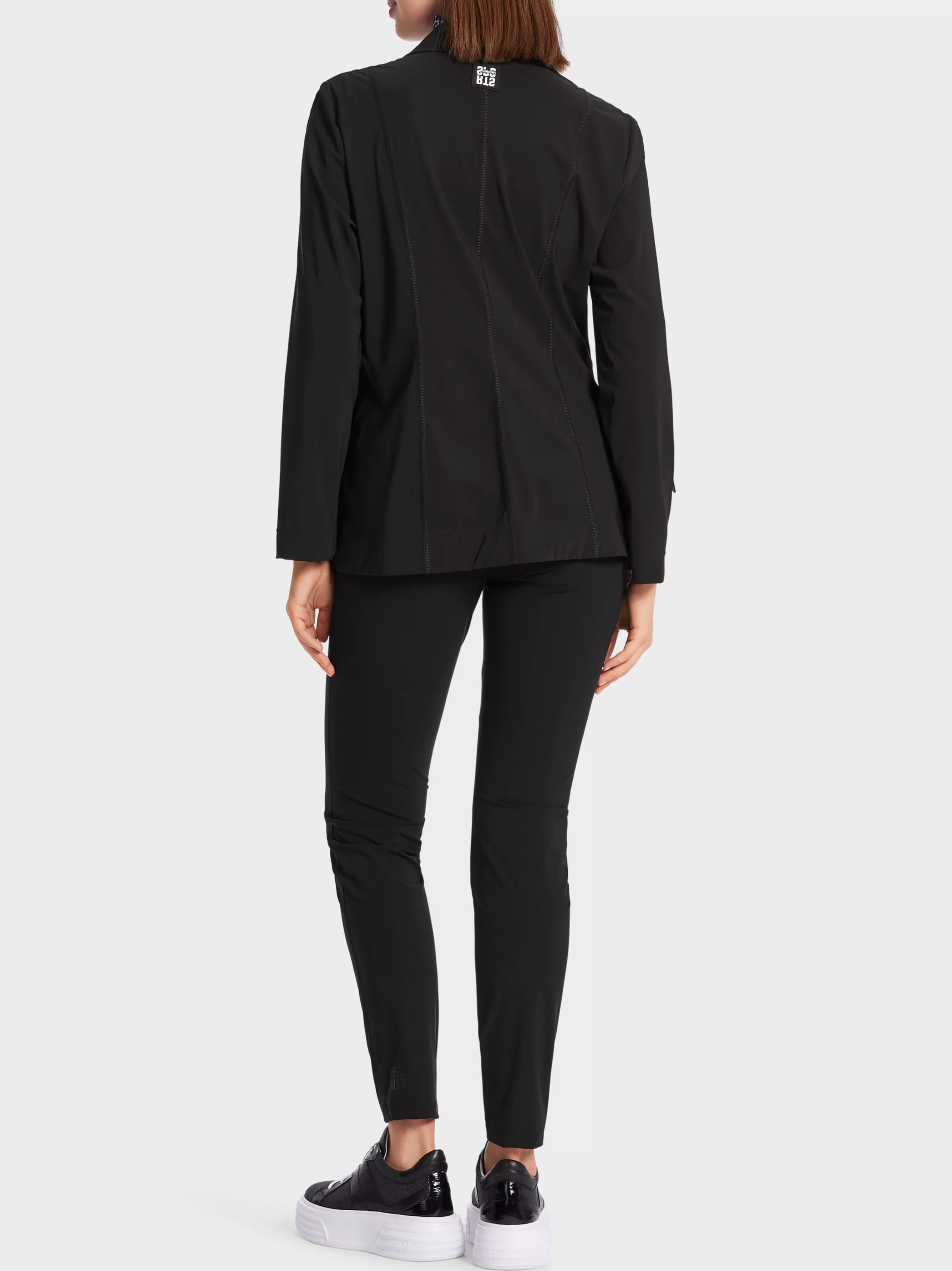 Marc Cain Blazer-BLAZER MIT GERAFFTEM ÄRMEL black