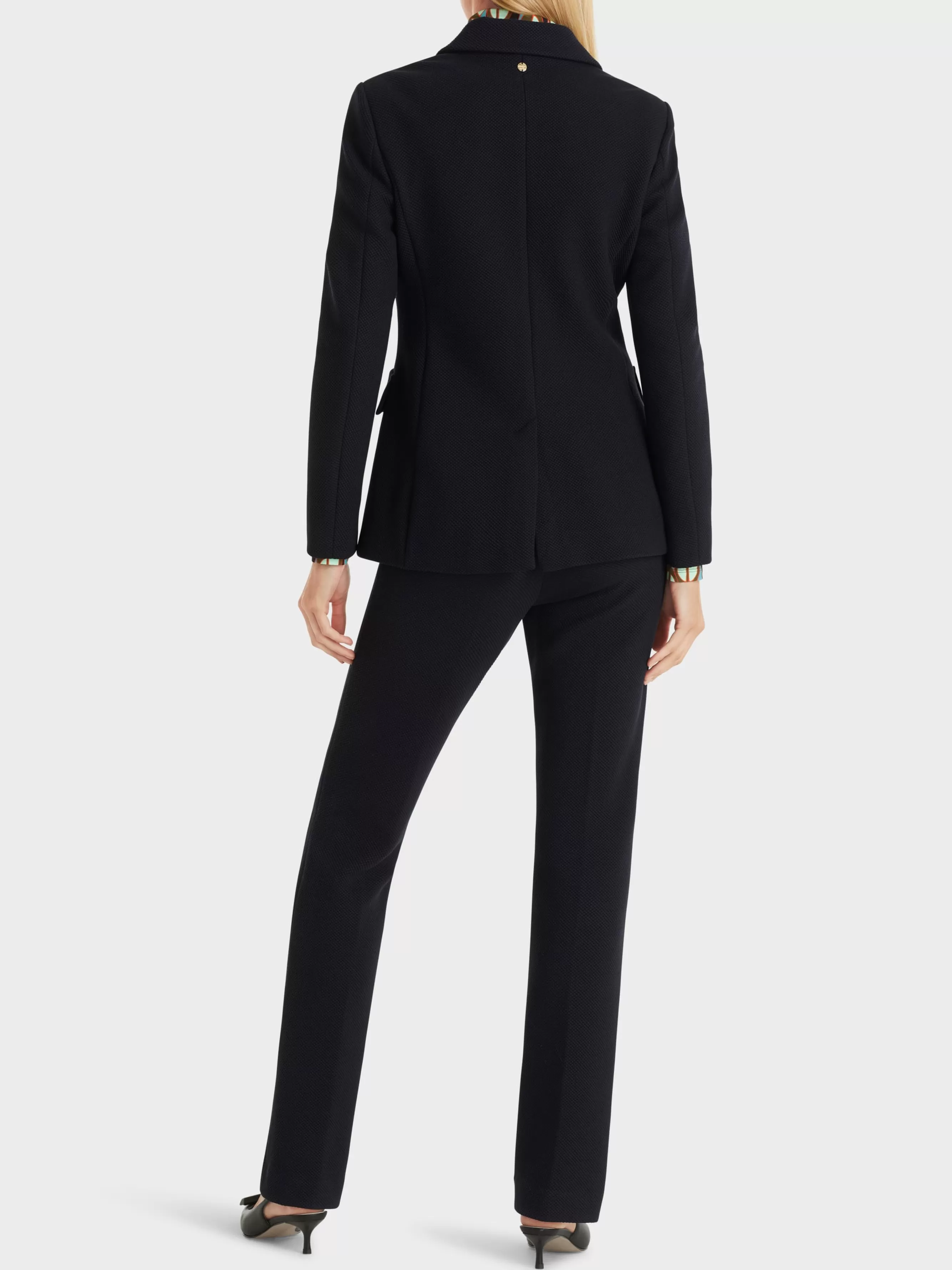 Marc Cain Jacken-BLAZER MIT SCHMALEM REVERS midnight blue