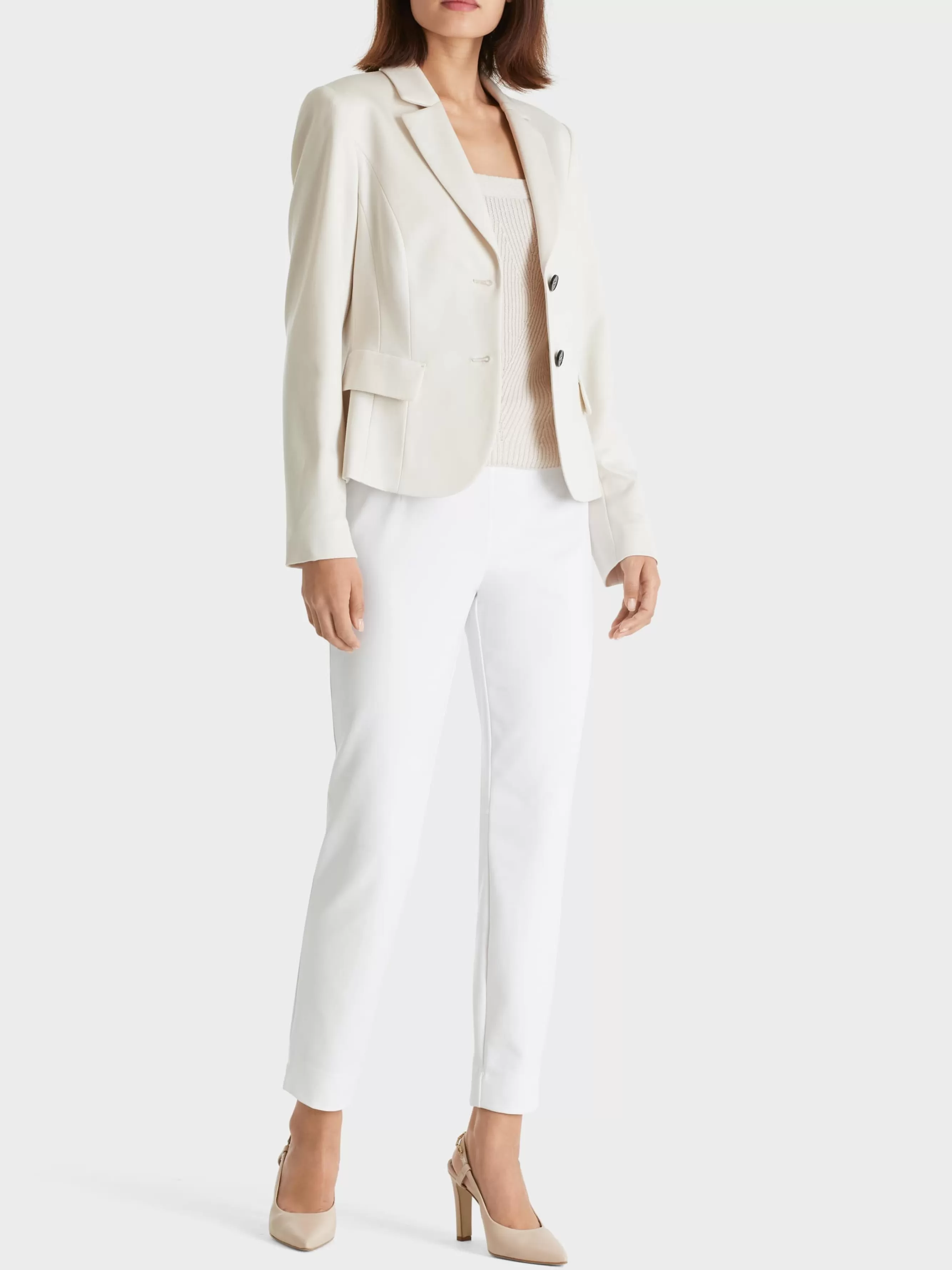 Marc Cain Hosen-BLEISTIFTHOSE SOFIA – KNÖCHELLANG off-white