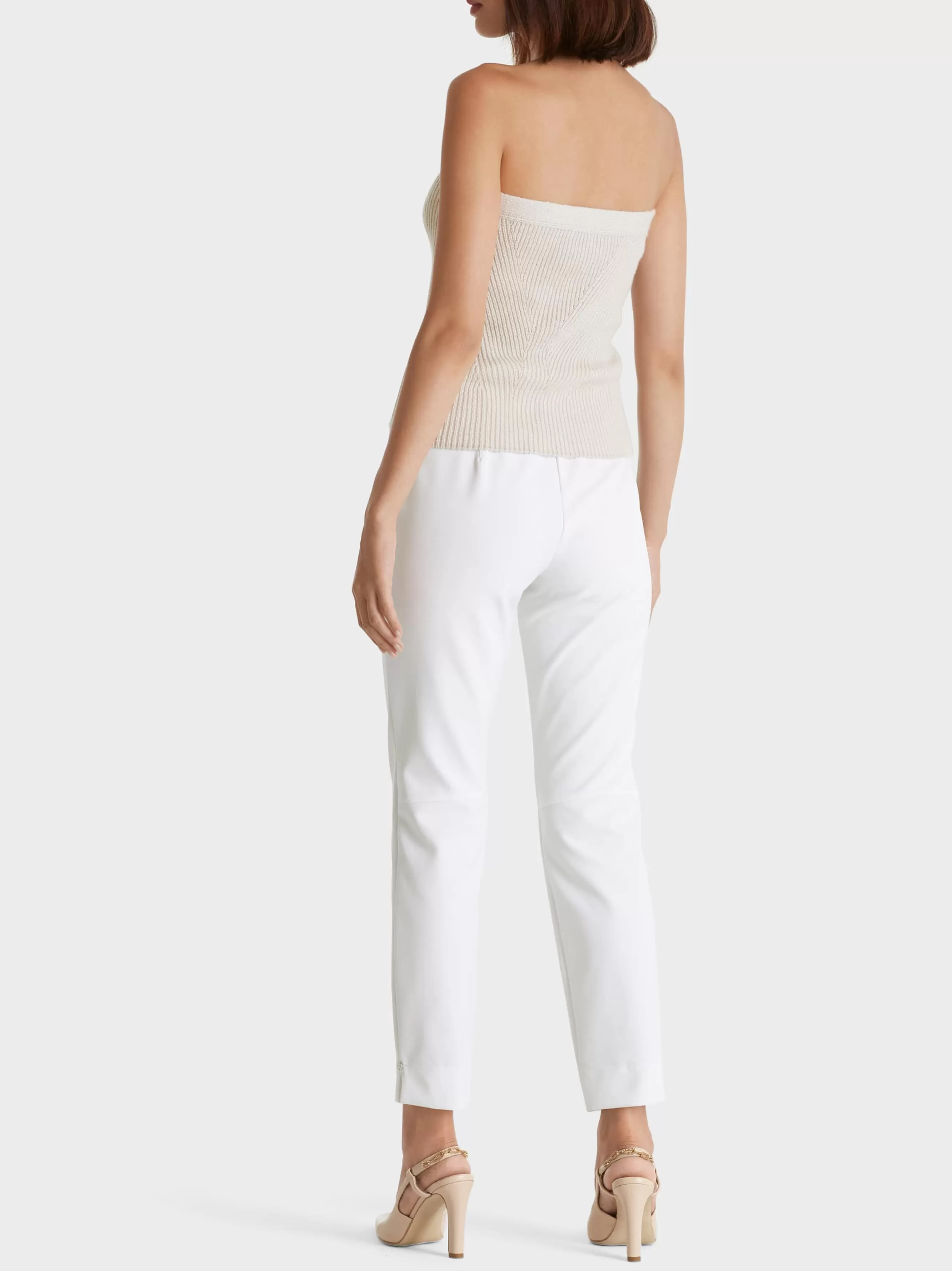 Marc Cain Hosen-BLEISTIFTHOSE SOFIA – KNÖCHELLANG off-white