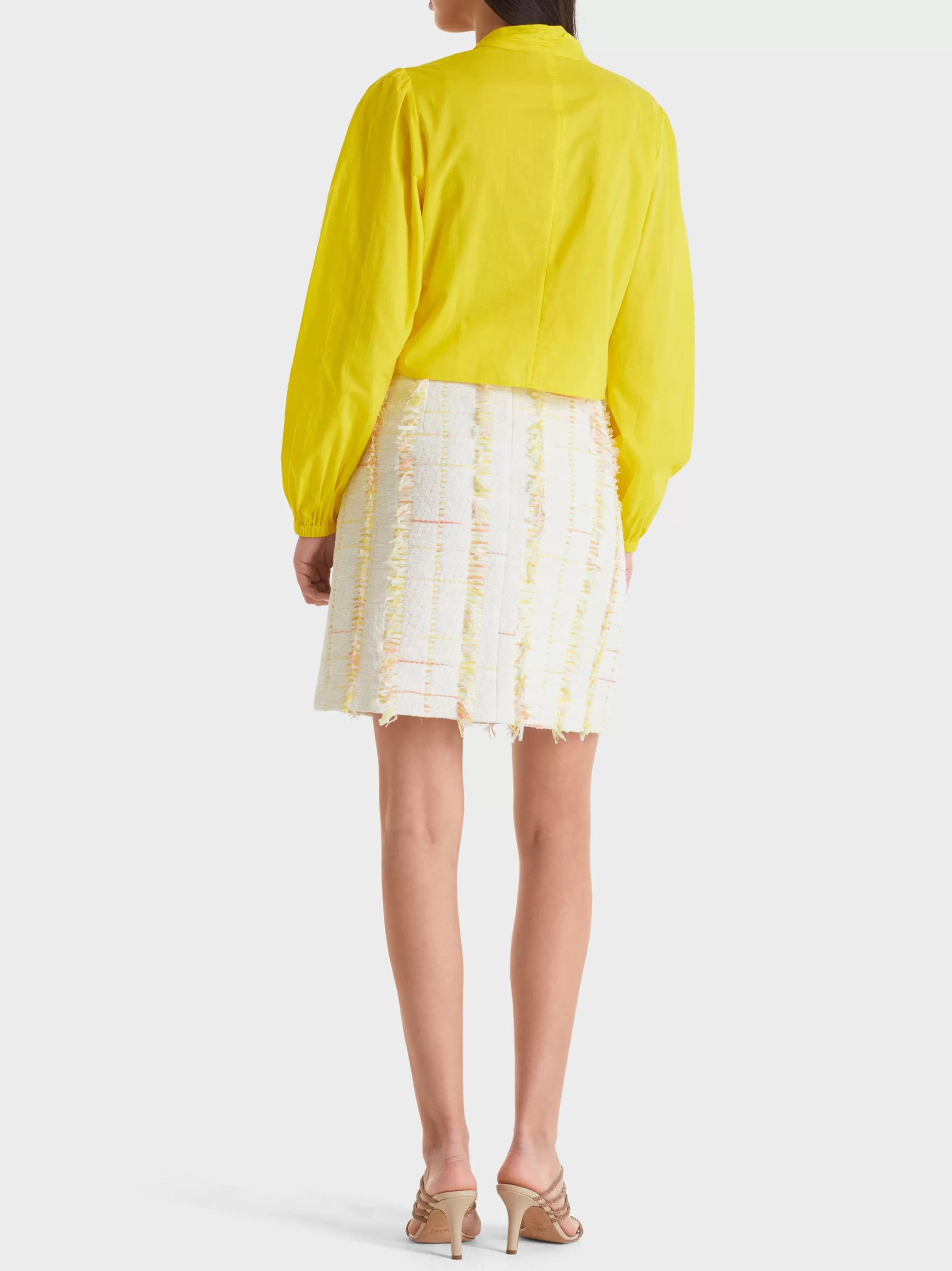 Marc Cain Blusen & Tuniken-BLUSE MIT KNOTEN-DETAIL bright sulphur