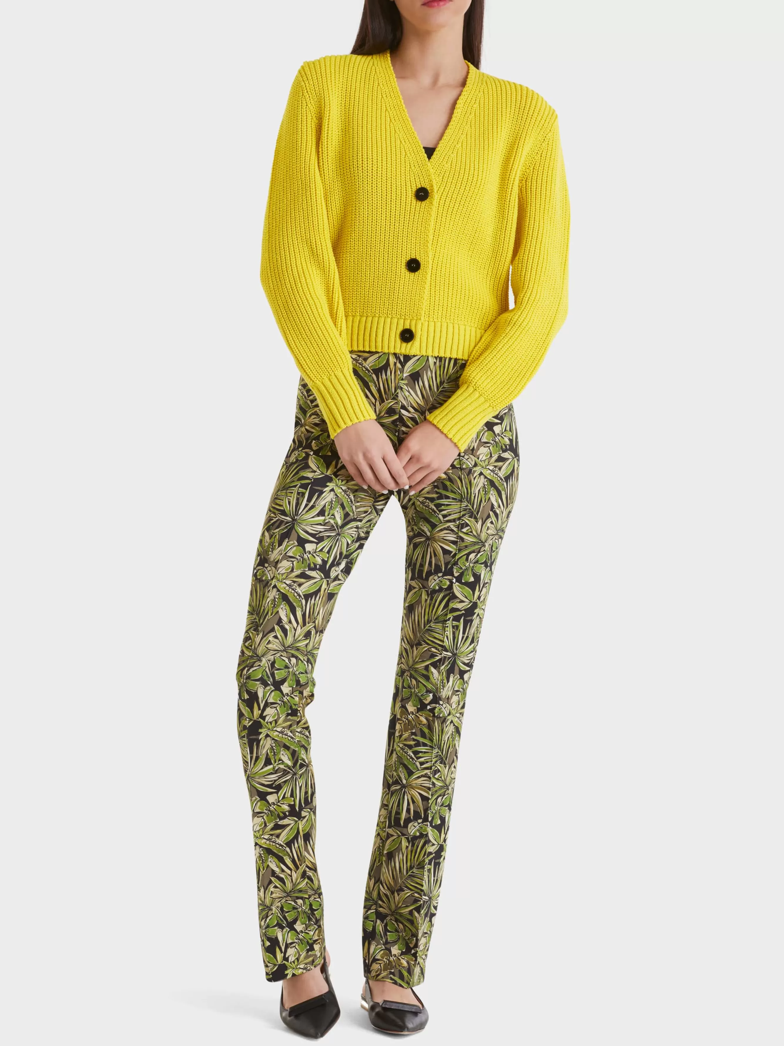 Marc Cain Jacken-CARDIGAN KNITTED IN GERMANY bright sulphur