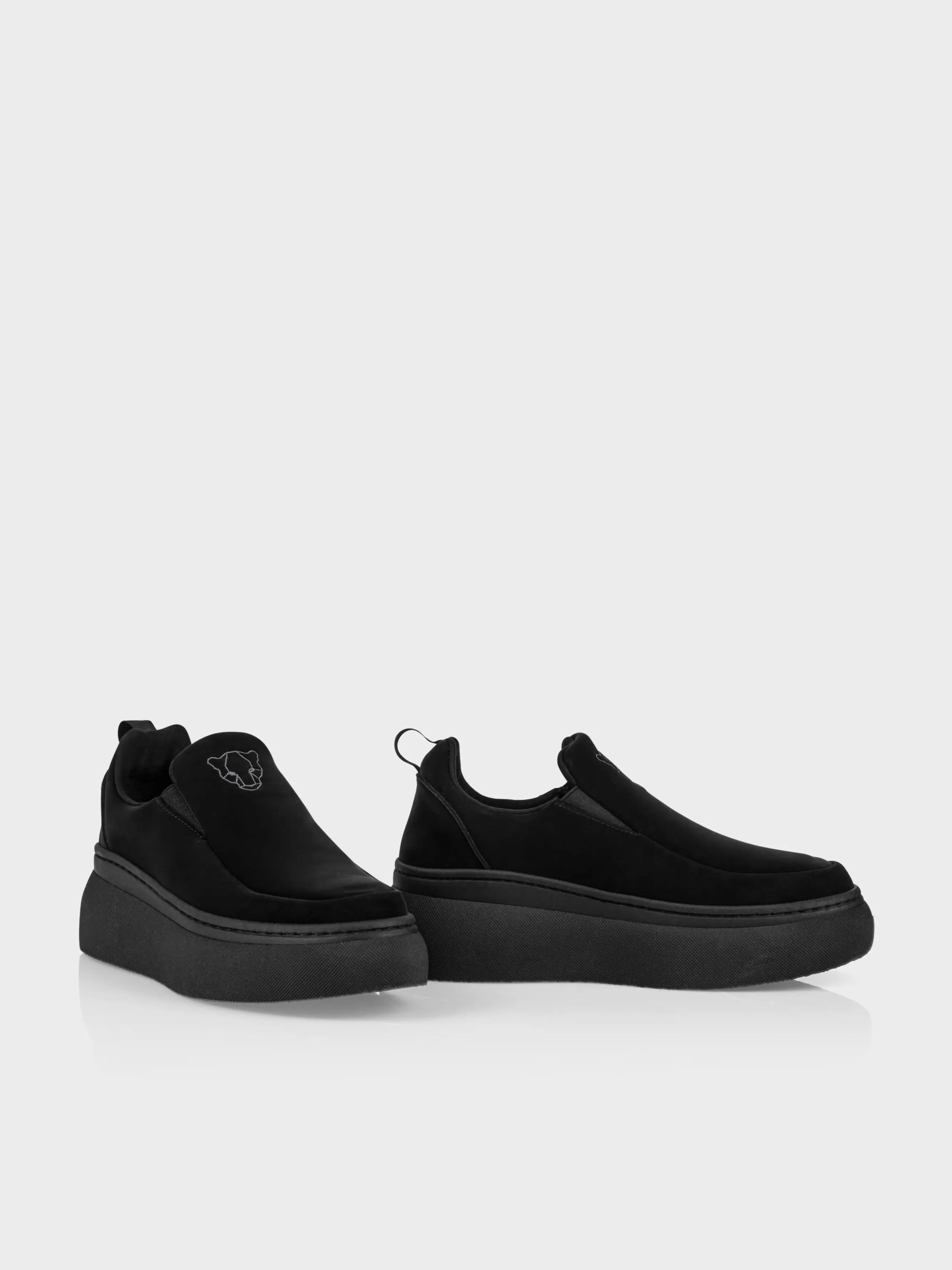 Marc Cain Schuhe-CHUNKY SNEAKER MIT LEO-KOPF black