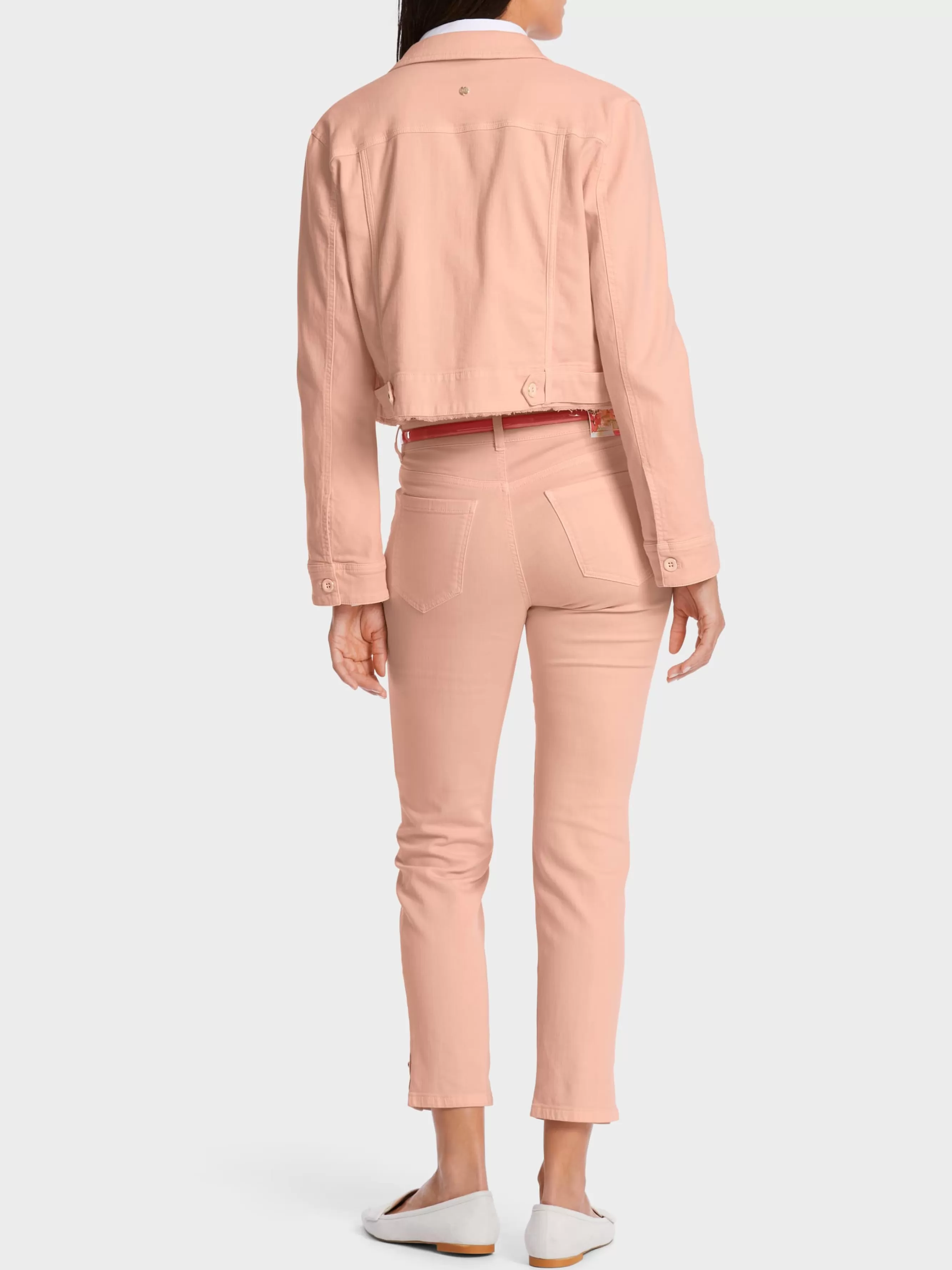 Marc Cain Jacken-COLOURED JEANSJACKE "RETHINK TOGETHER" deep peach