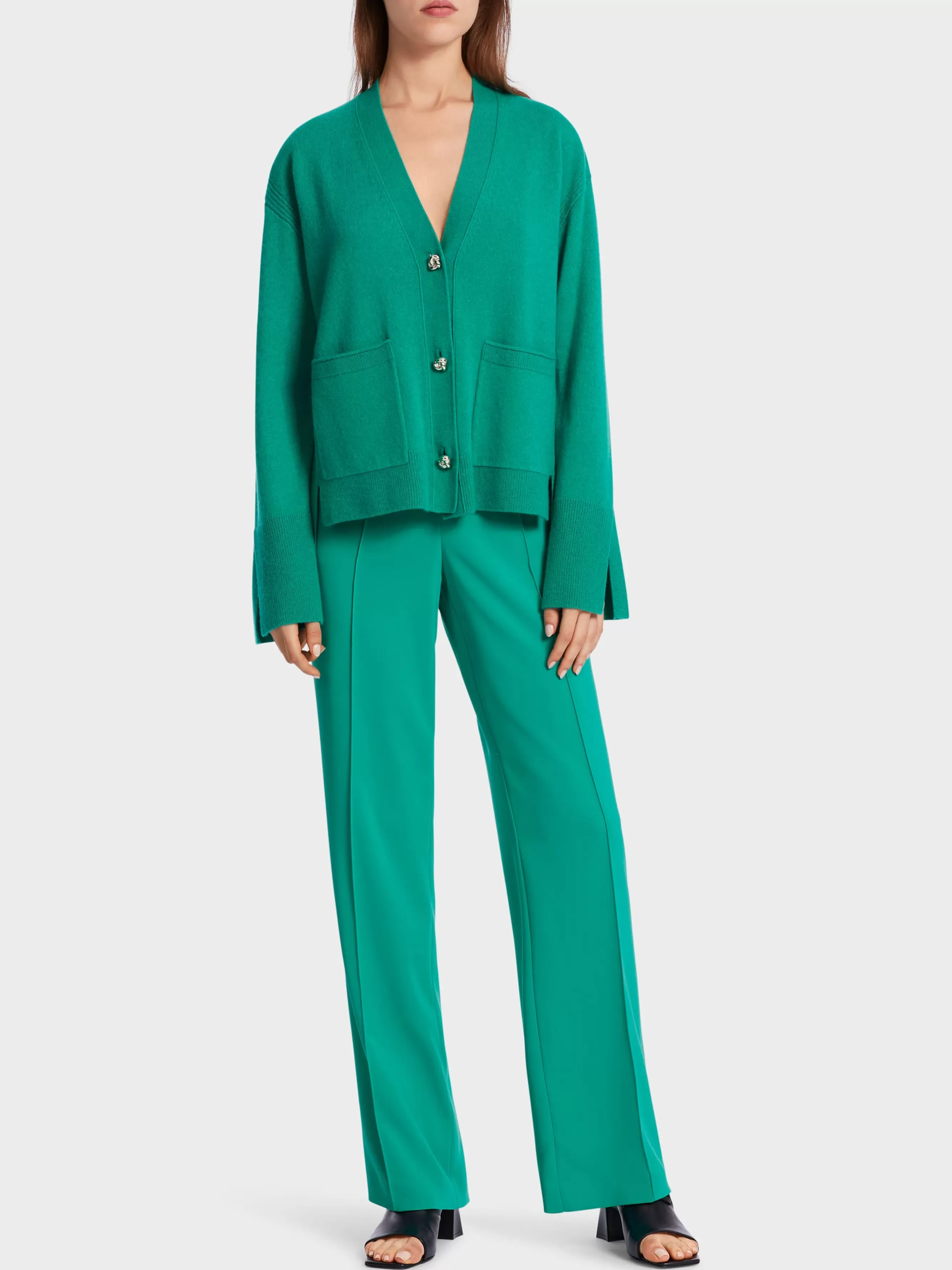 Marc Cain Jacken | Strick-EDLER CARDIGAN "RETHINK TOGETHER" bright malachite