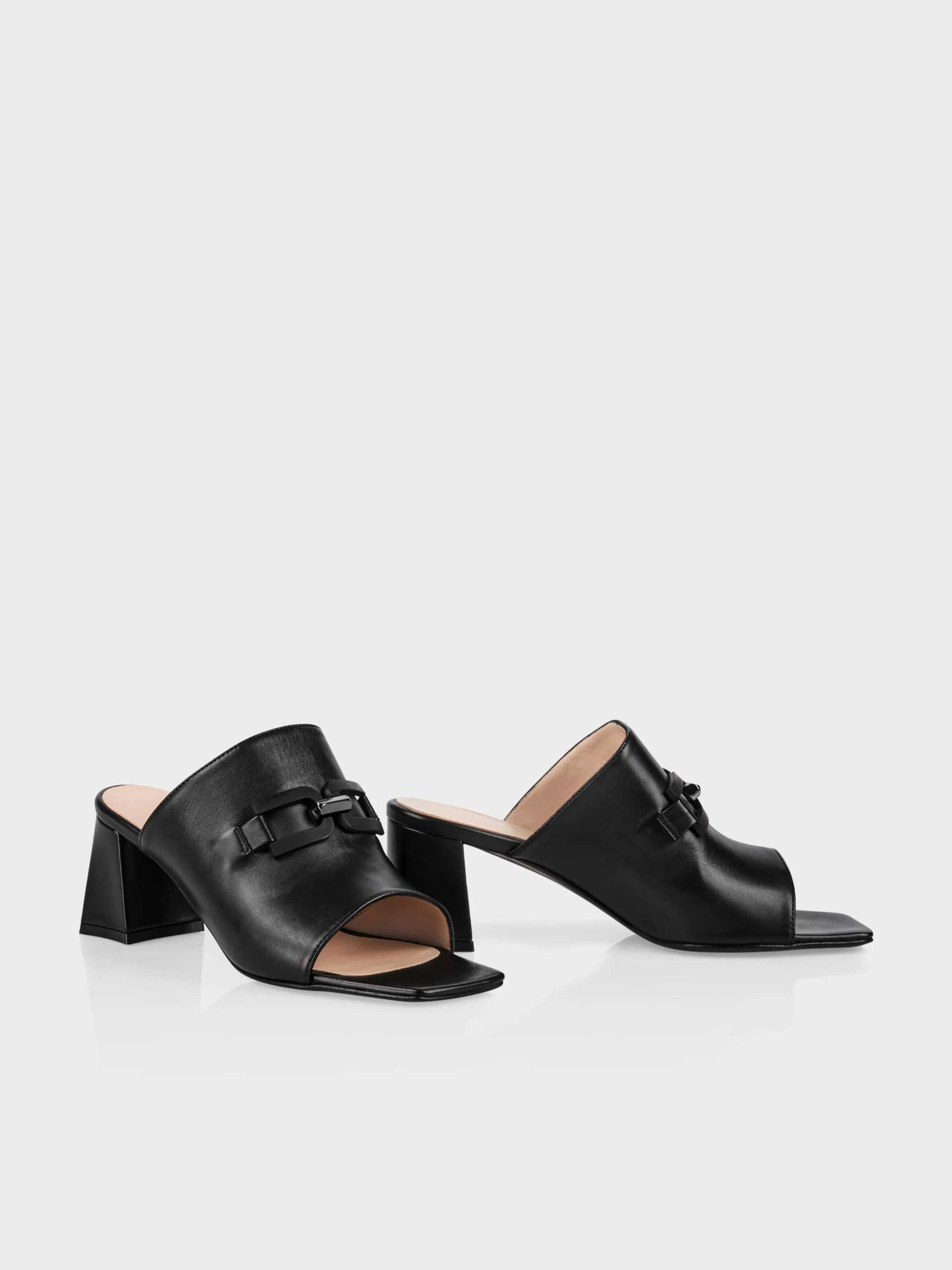 Marc Cain Schuhe-ELEGANTE MULES "RETHINK TOGETHER" black