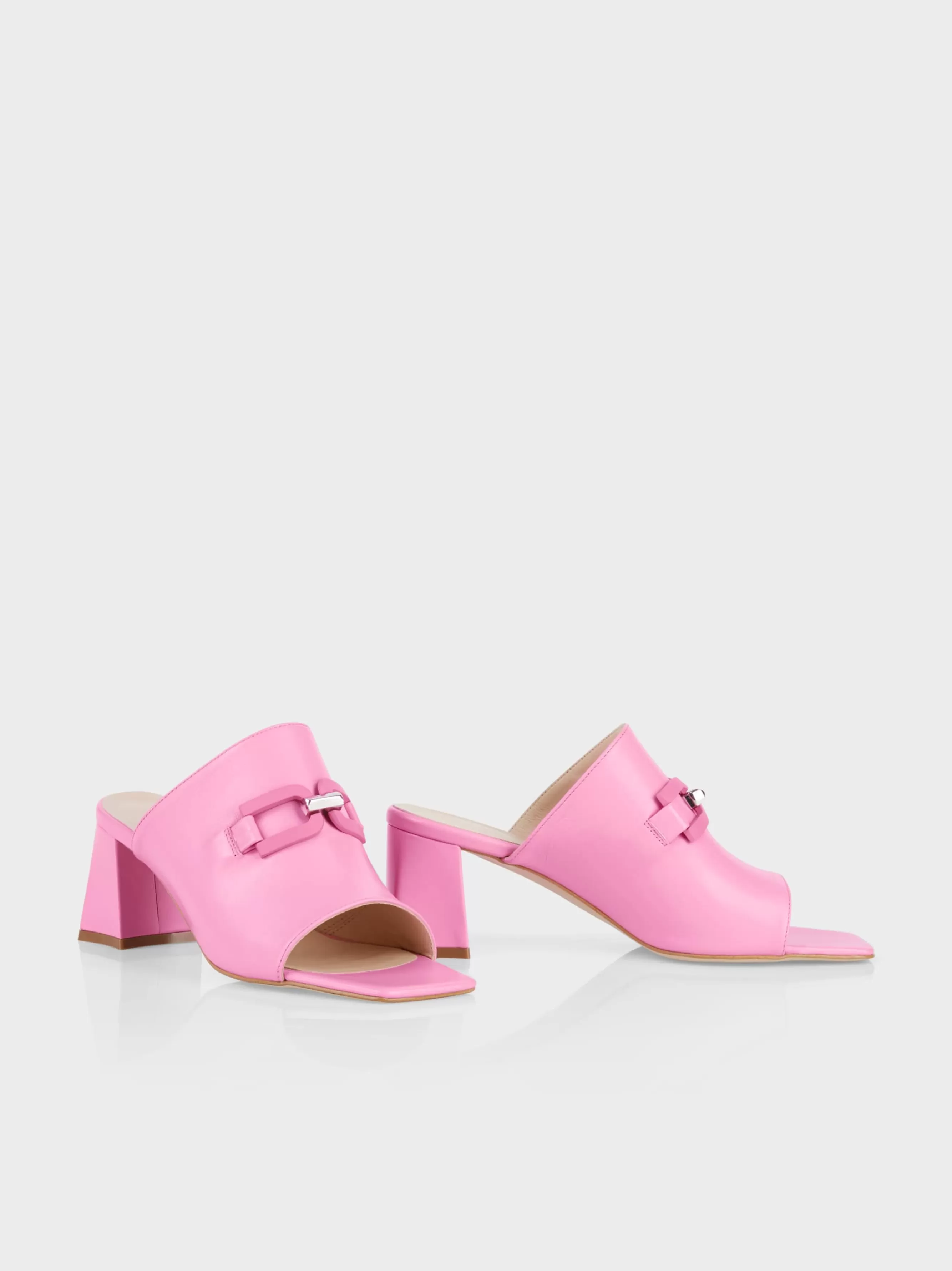 Marc Cain Schuhe-ELEGANTE MULES "RETHINK TOGETHER" pink lavender