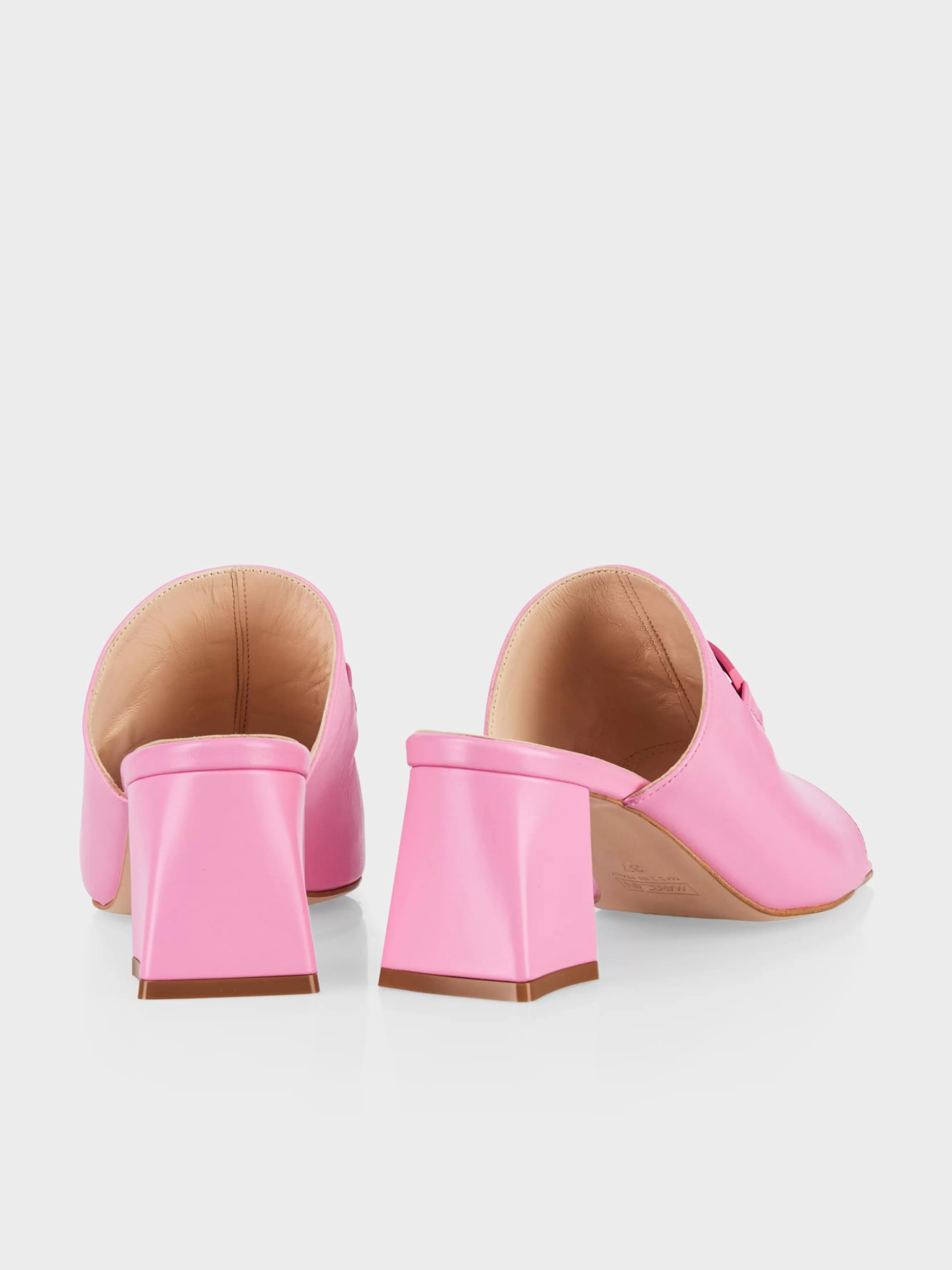 Marc Cain Schuhe-ELEGANTE MULES "RETHINK TOGETHER" pink lavender