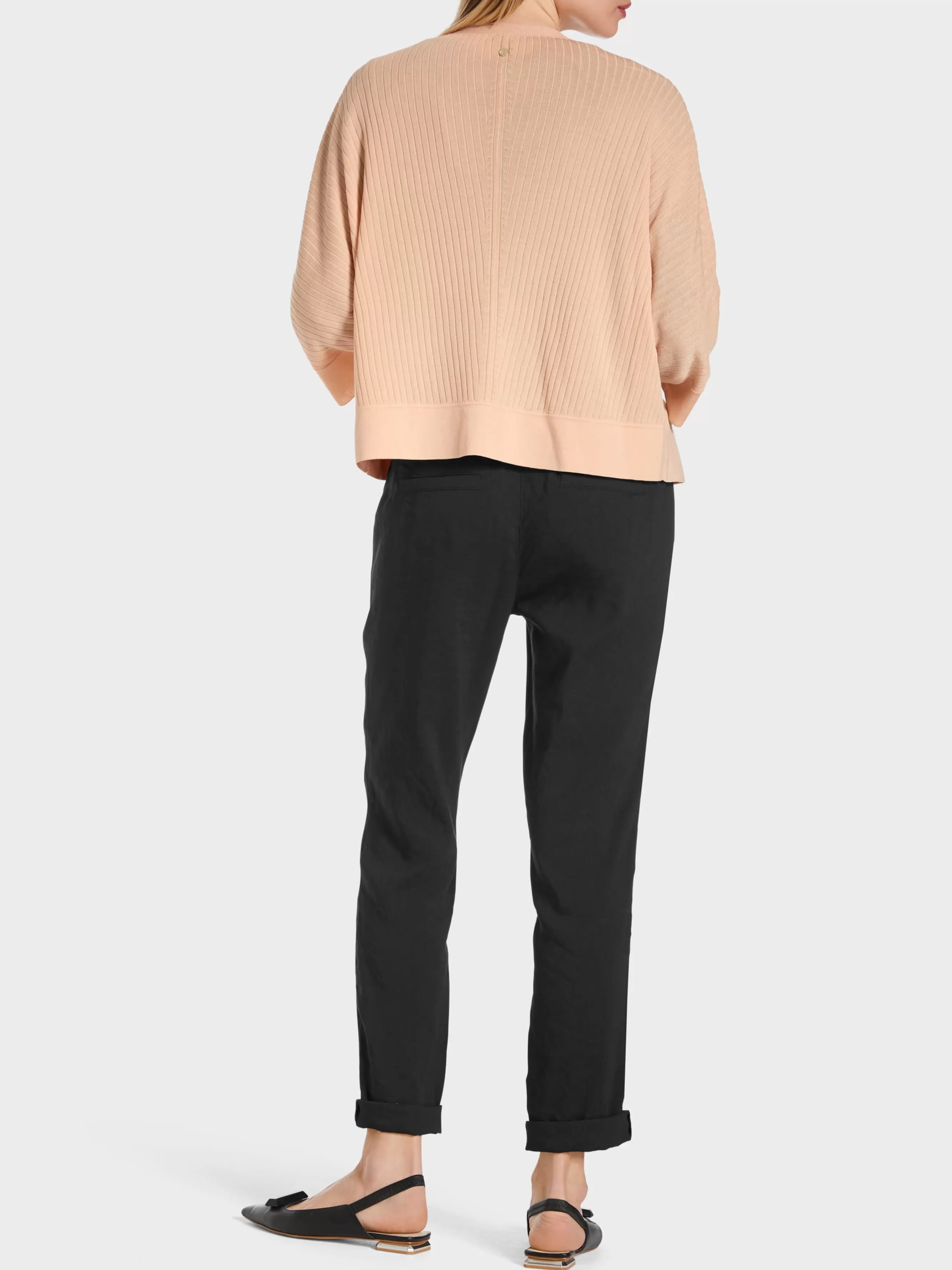 Marc Cain Jacken | Strick-ELEGANTER CARDIGAN IN KIMONOFORM soft rose