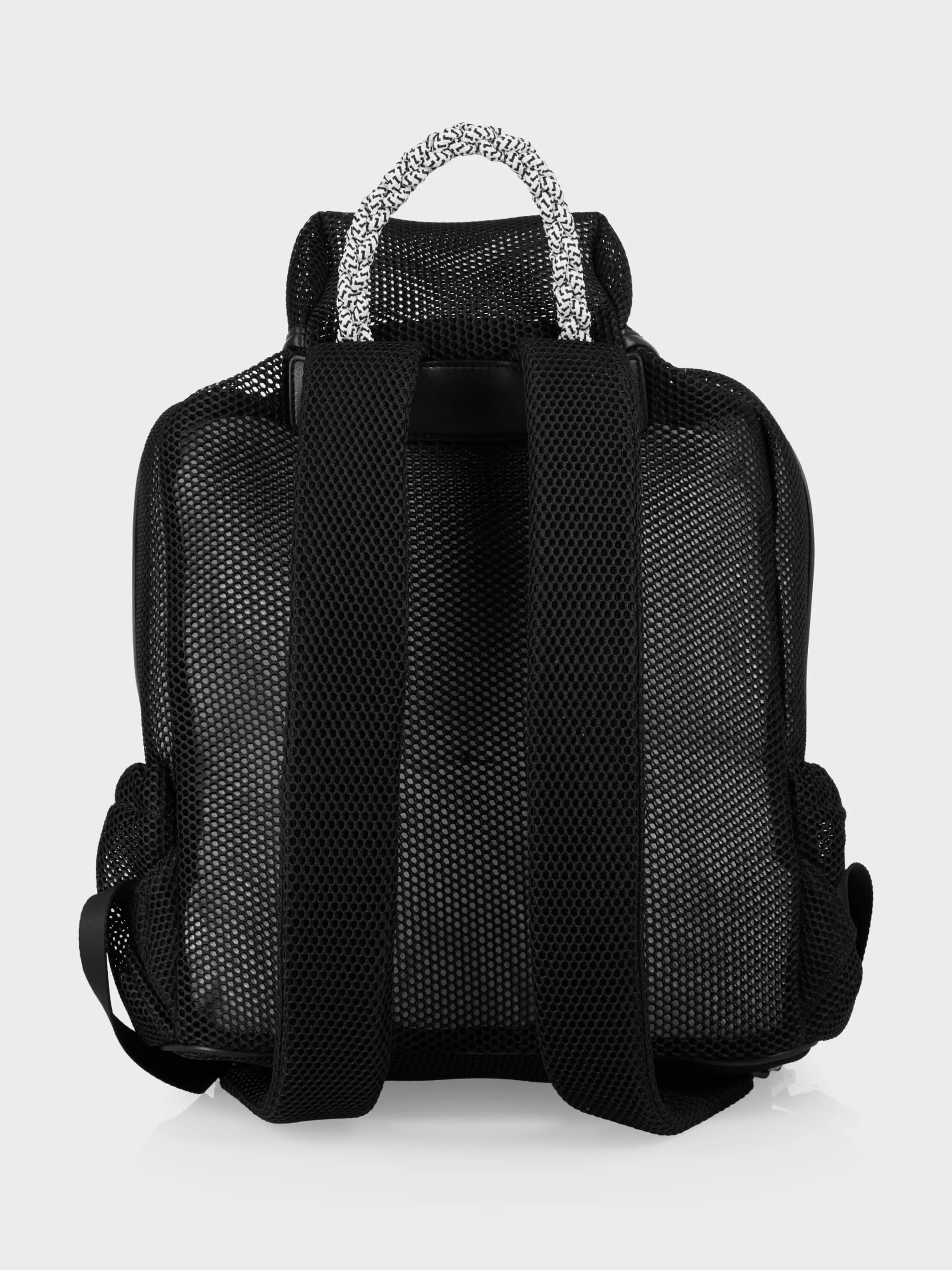 Marc Cain Taschen-FANCY RUCKSACK AUS MESH black