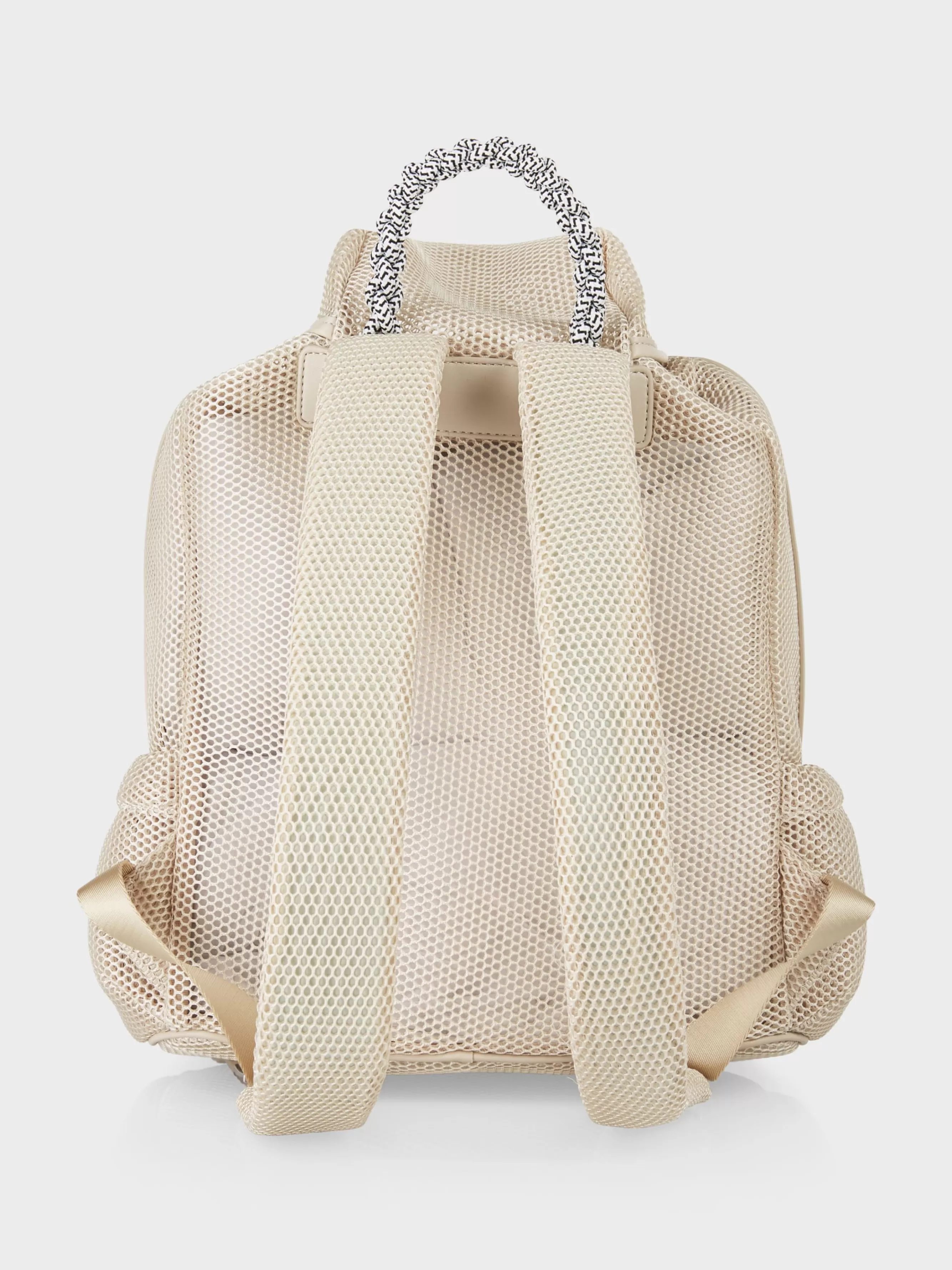 Marc Cain Taschen-FANCY RUCKSACK AUS MESH soft moon rock