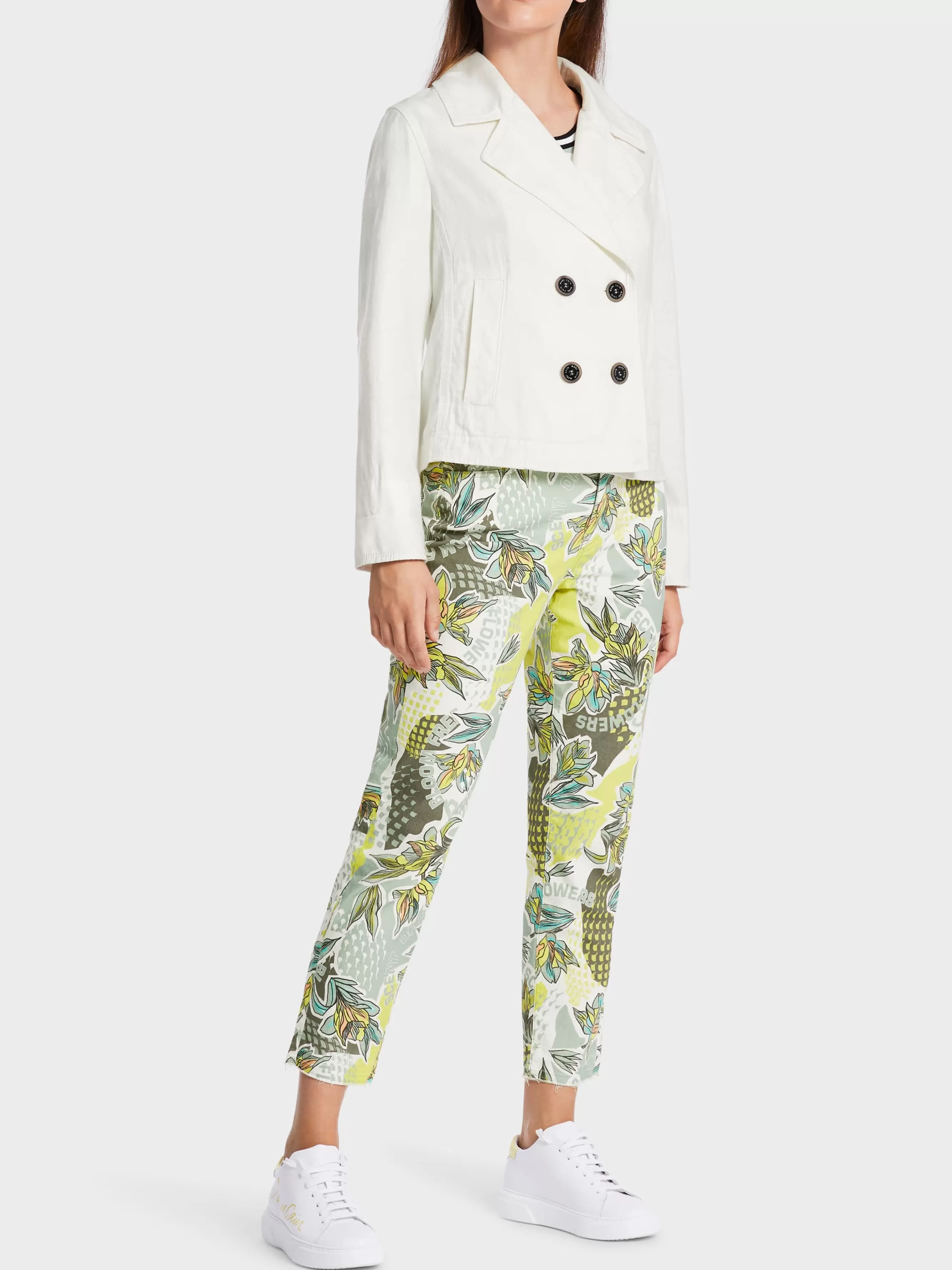 Marc Cain Jacken-FEMININE CABANJACKE off-white