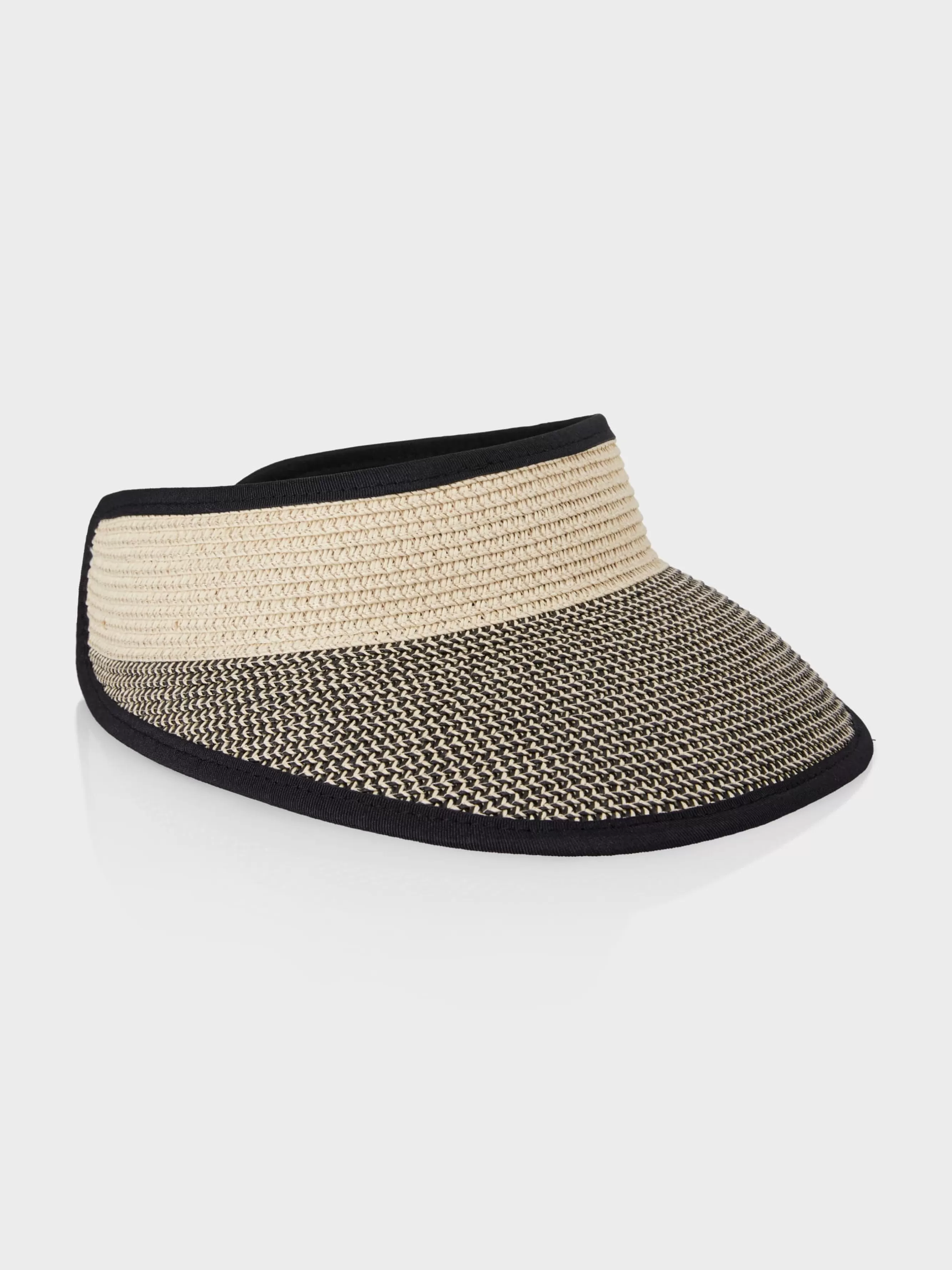 Marc Cain Accessoires-GEFLOCHTENES VISOR-CAP raffia