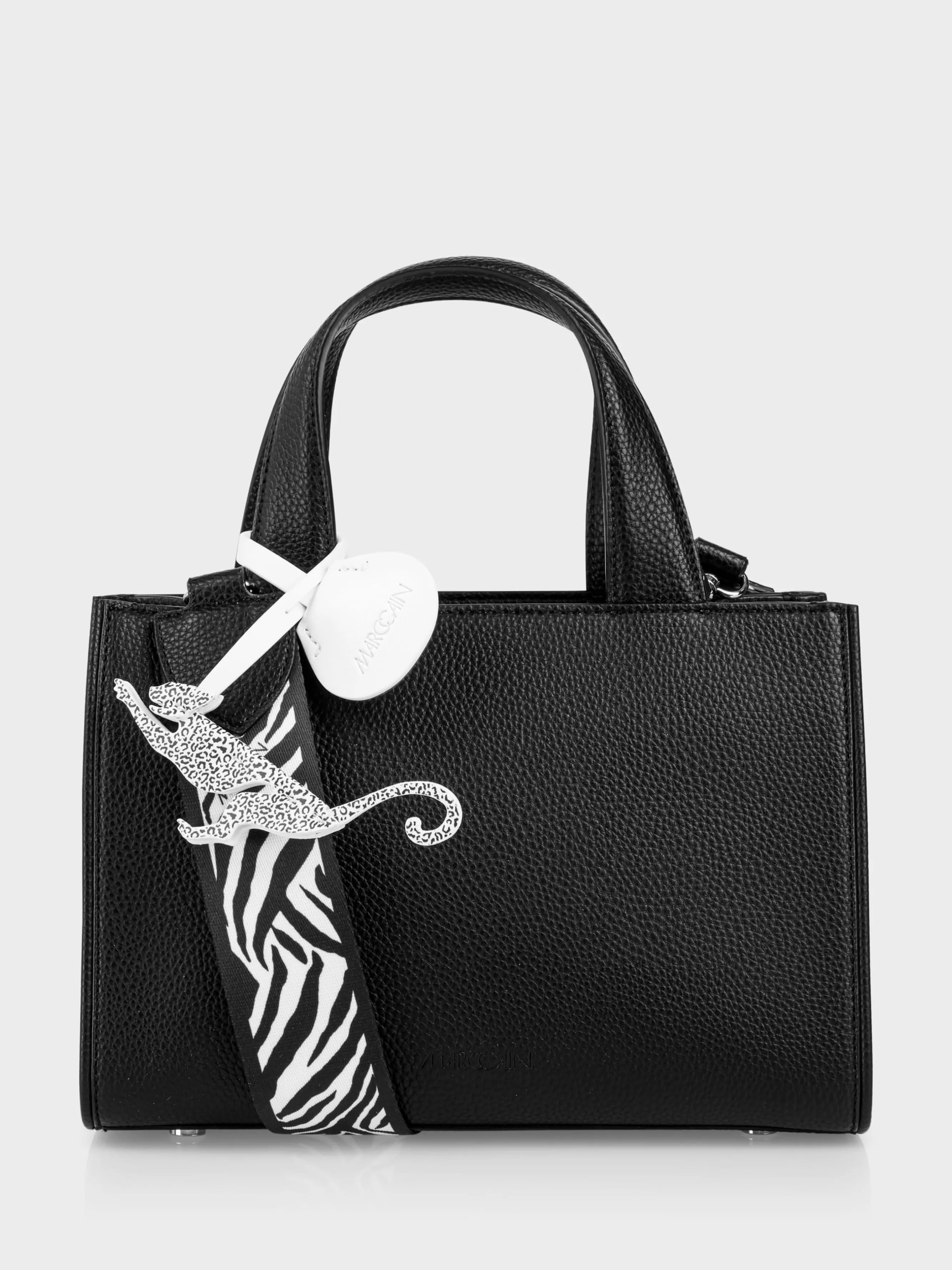 Marc Cain Taschen-HENKELTASCHE MIT SCHULTERGURT black