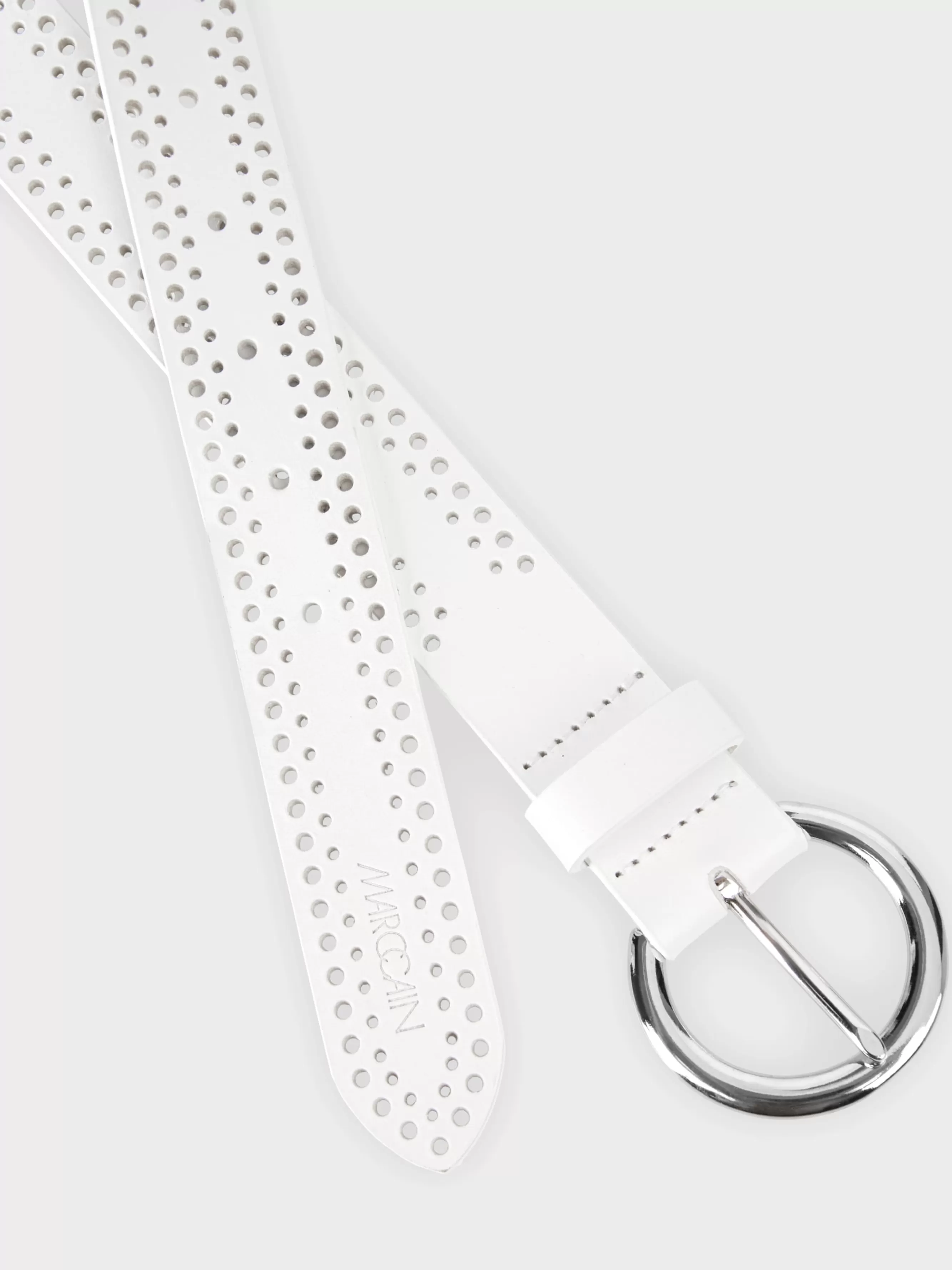 Marc Cain Accessoires-HÜFTGÜRTEL AUS RINDLEDER white