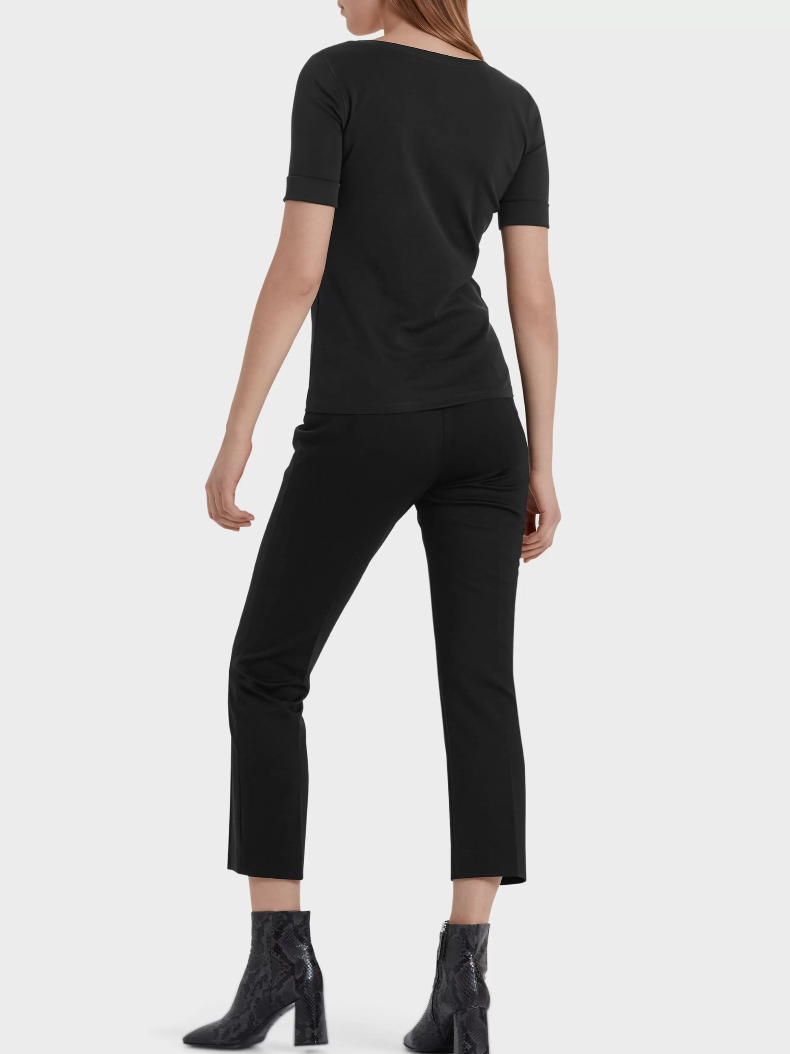 Marc Cain Shirts & Tops-HOCHWERTIGES BASIC-SHIRT black