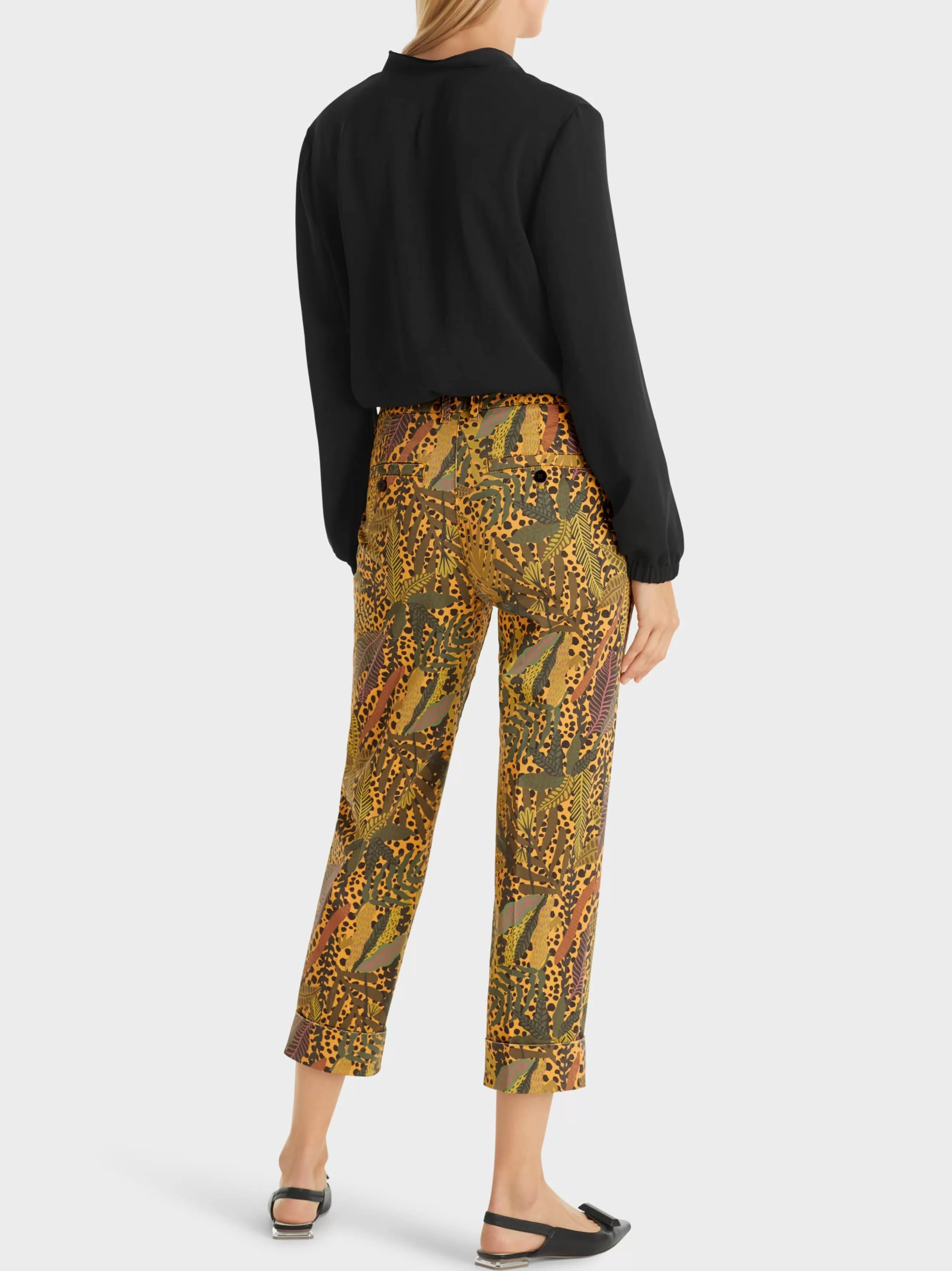 Marc Cain Hosen-HOSE RISHRA MIT ALLOVERDESSIN light orange