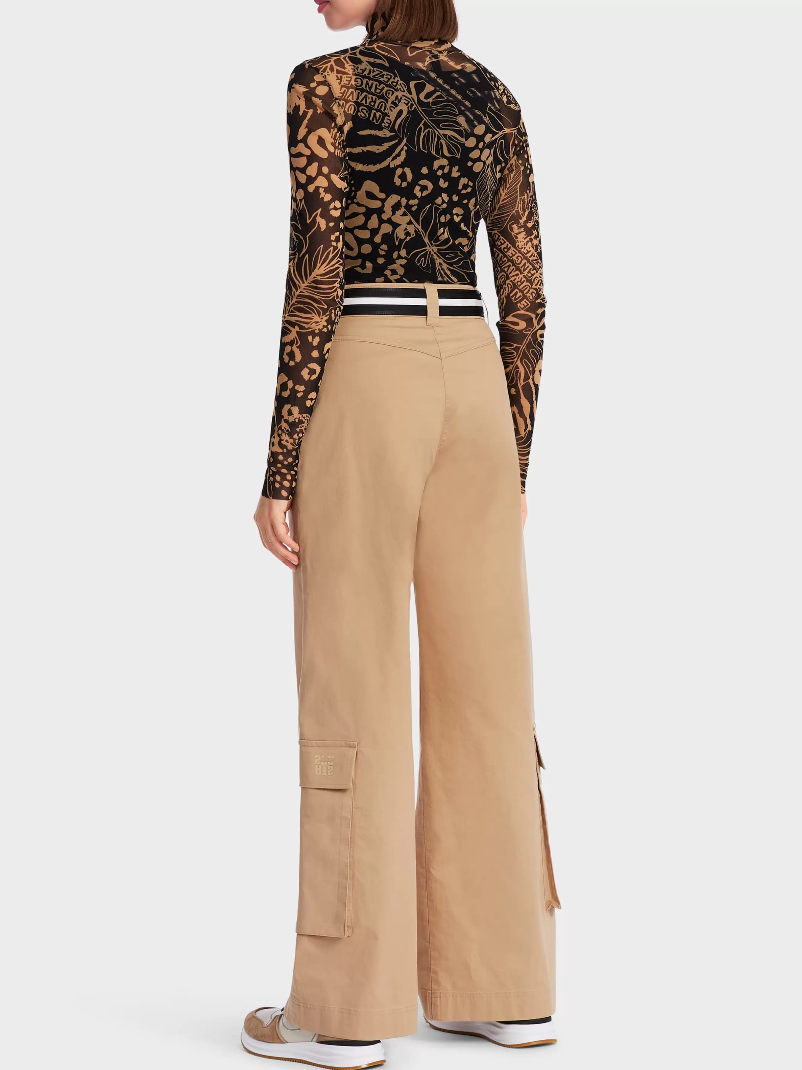 Marc Cain Hosen-HOSE WARRI MIT WEITEM UND LANGEM BEIN bright camel