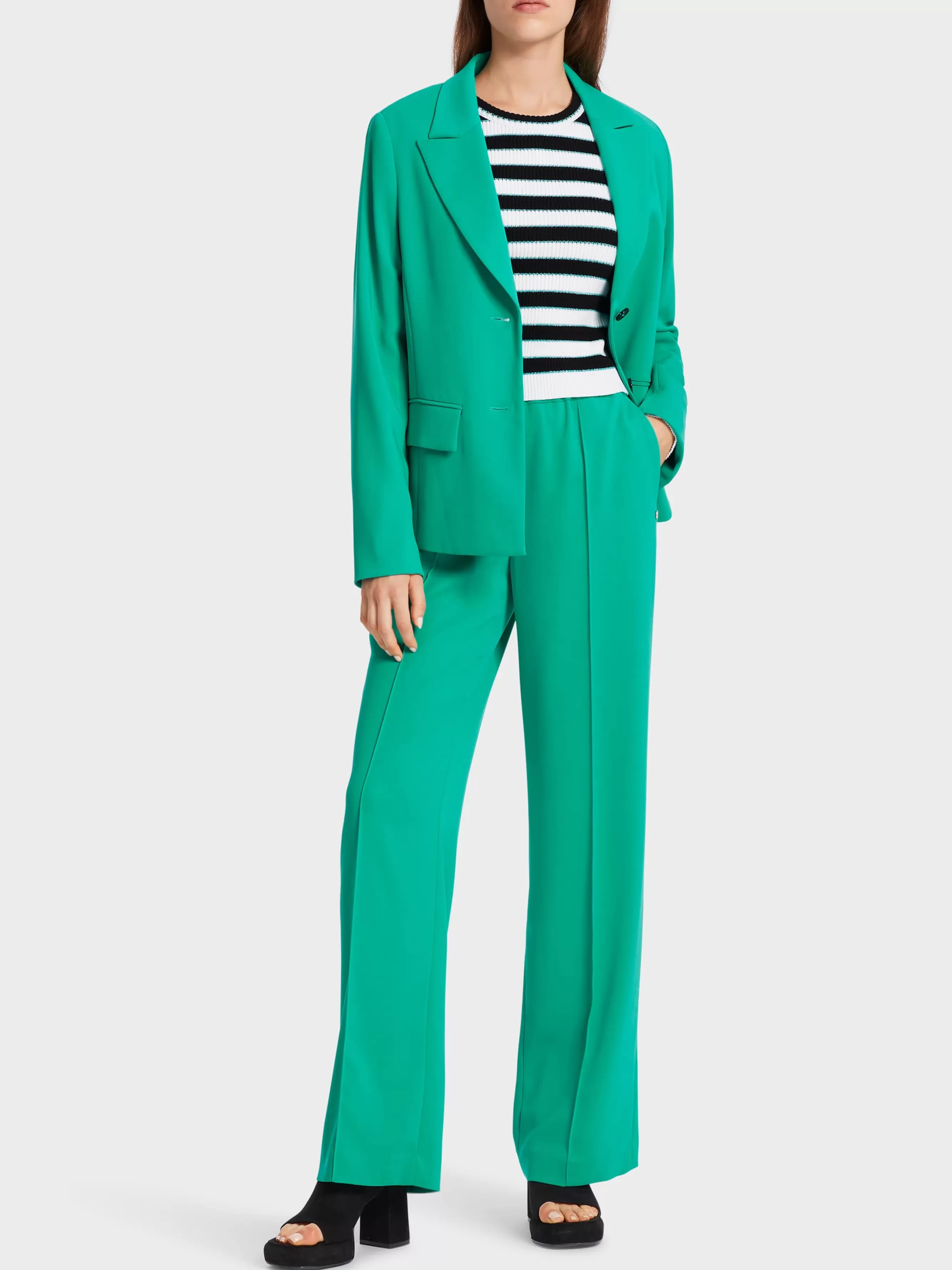 Marc Cain Hosen-HOSE WASHINGTON MIT WEITEM BEIN bright malachite