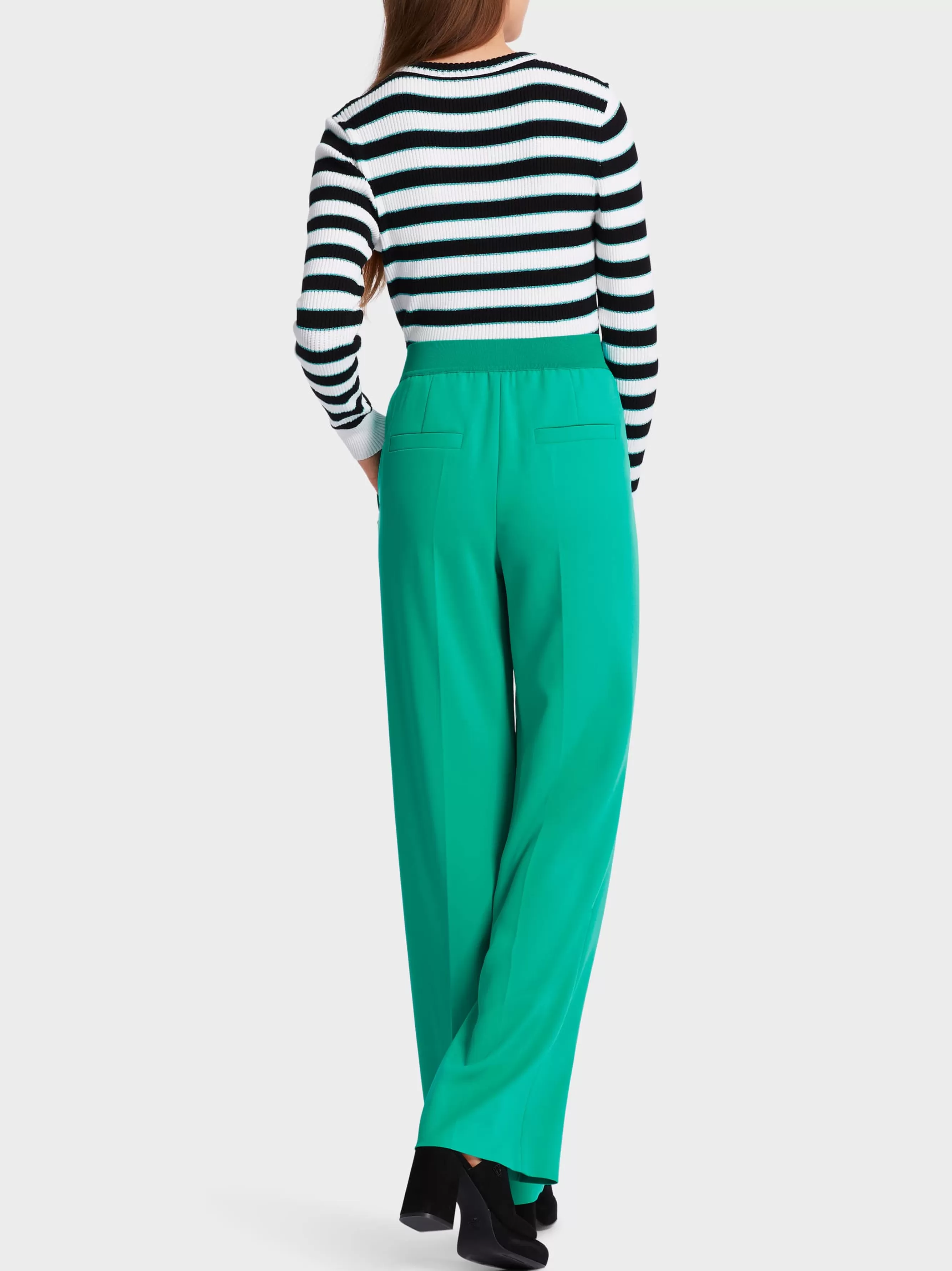 Marc Cain Hosen-HOSE WASHINGTON MIT WEITEM BEIN bright malachite