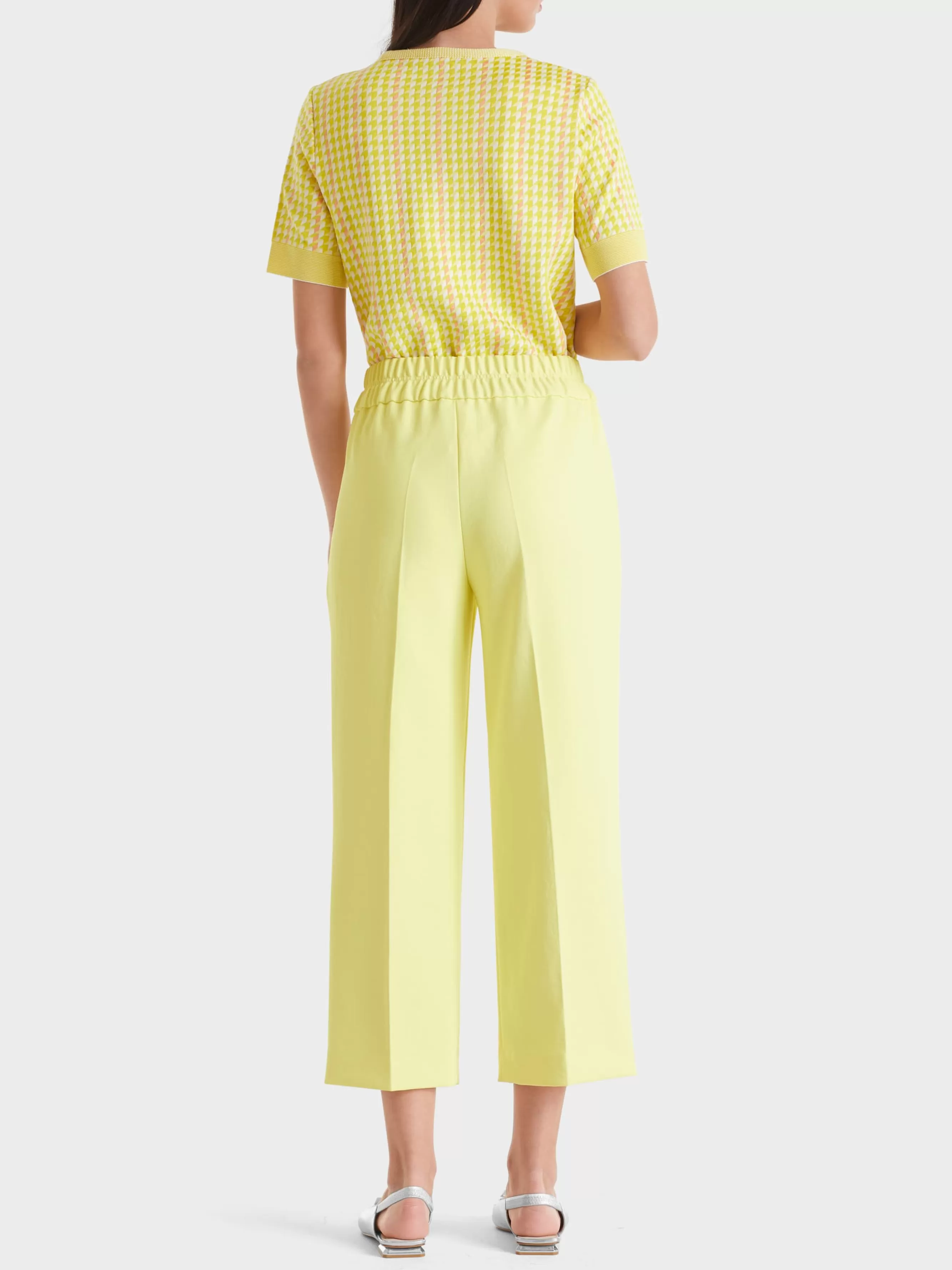 Marc Cain Hosen-HOSE WASHINGTON MIT WEITEM BEIN pale lemon