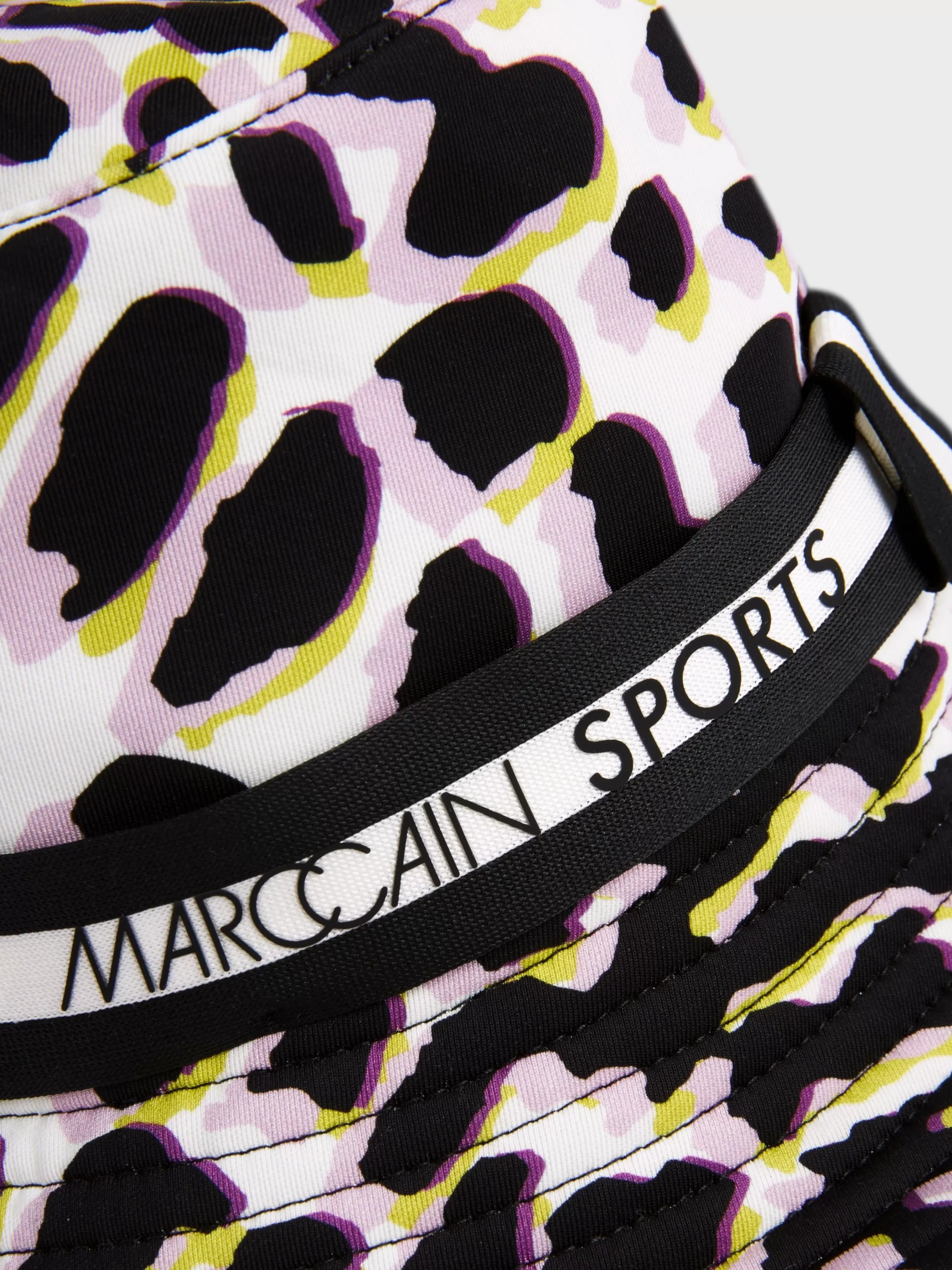 Marc Cain Accessoires-HUT IM FISHERMAN STYLE MIT LEO-PRINT bright pink lavender