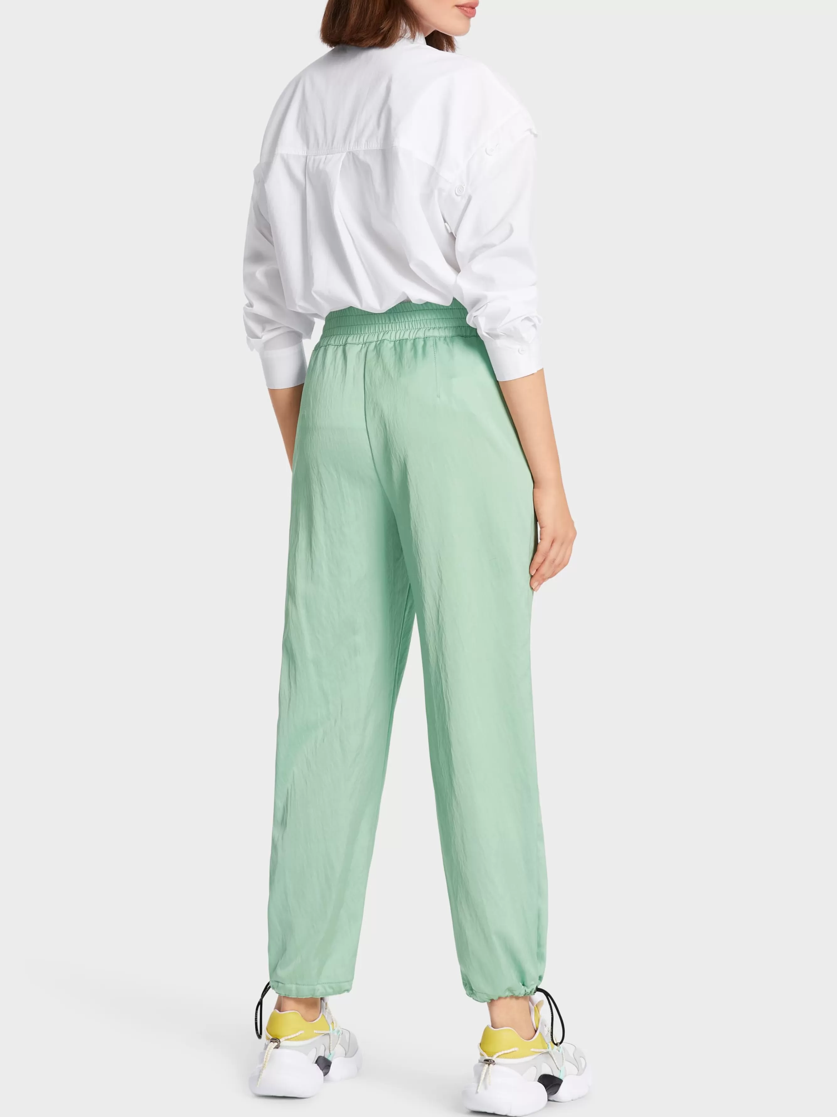 Marc Cain Hosen | Hosenanzüge-IM FLIEGERSTIL – HOSE REWARI soft sage