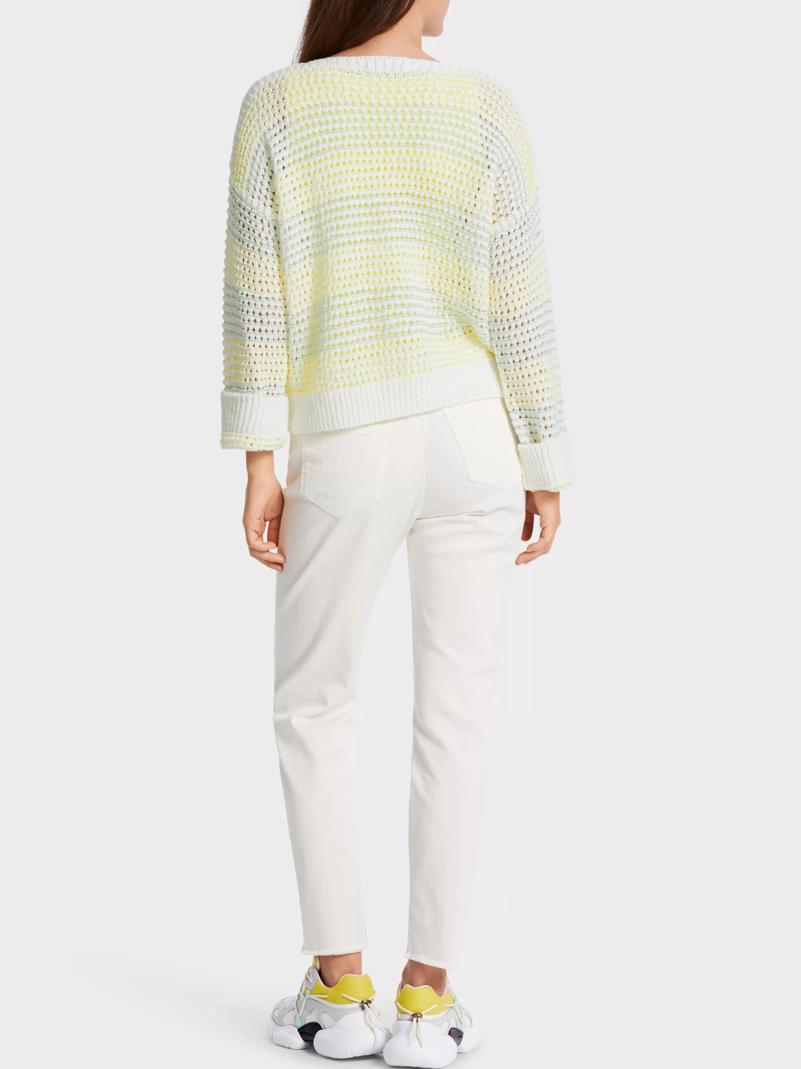 Marc Cain Pullover & Sweatshirts | Strick-IN DEUTSCHLAND GESTRICKTER PULLOVER off-white