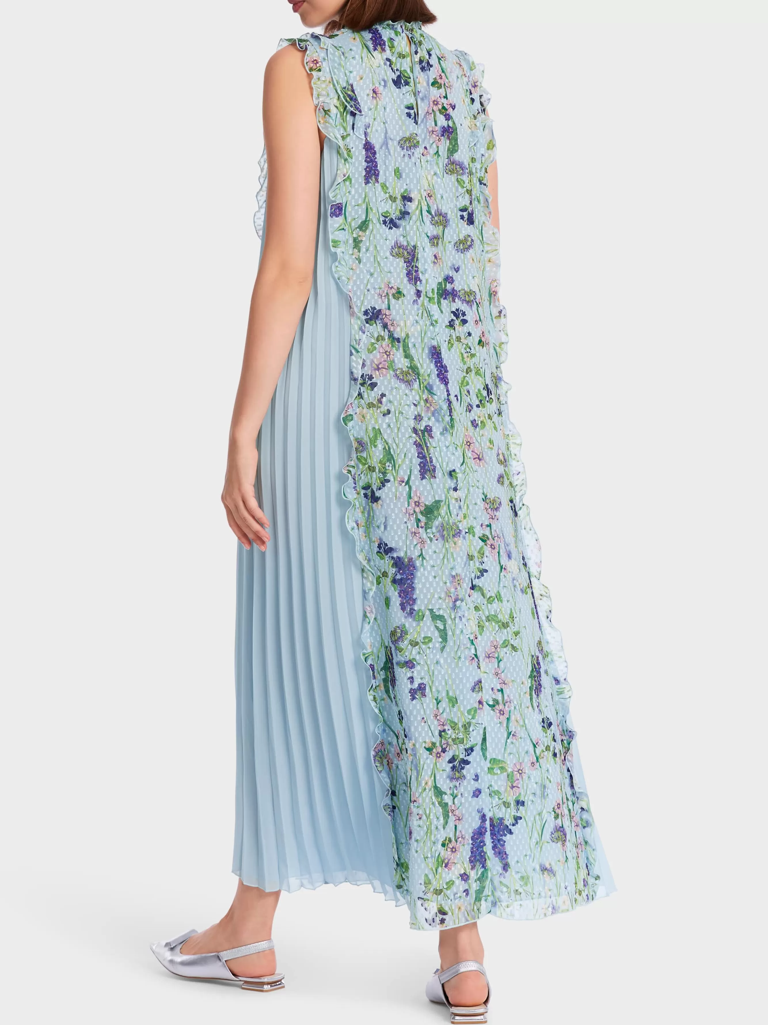 Marc Cain Kleider-KLEID MIT PLISSIERTEN FALTEN soft summer sky