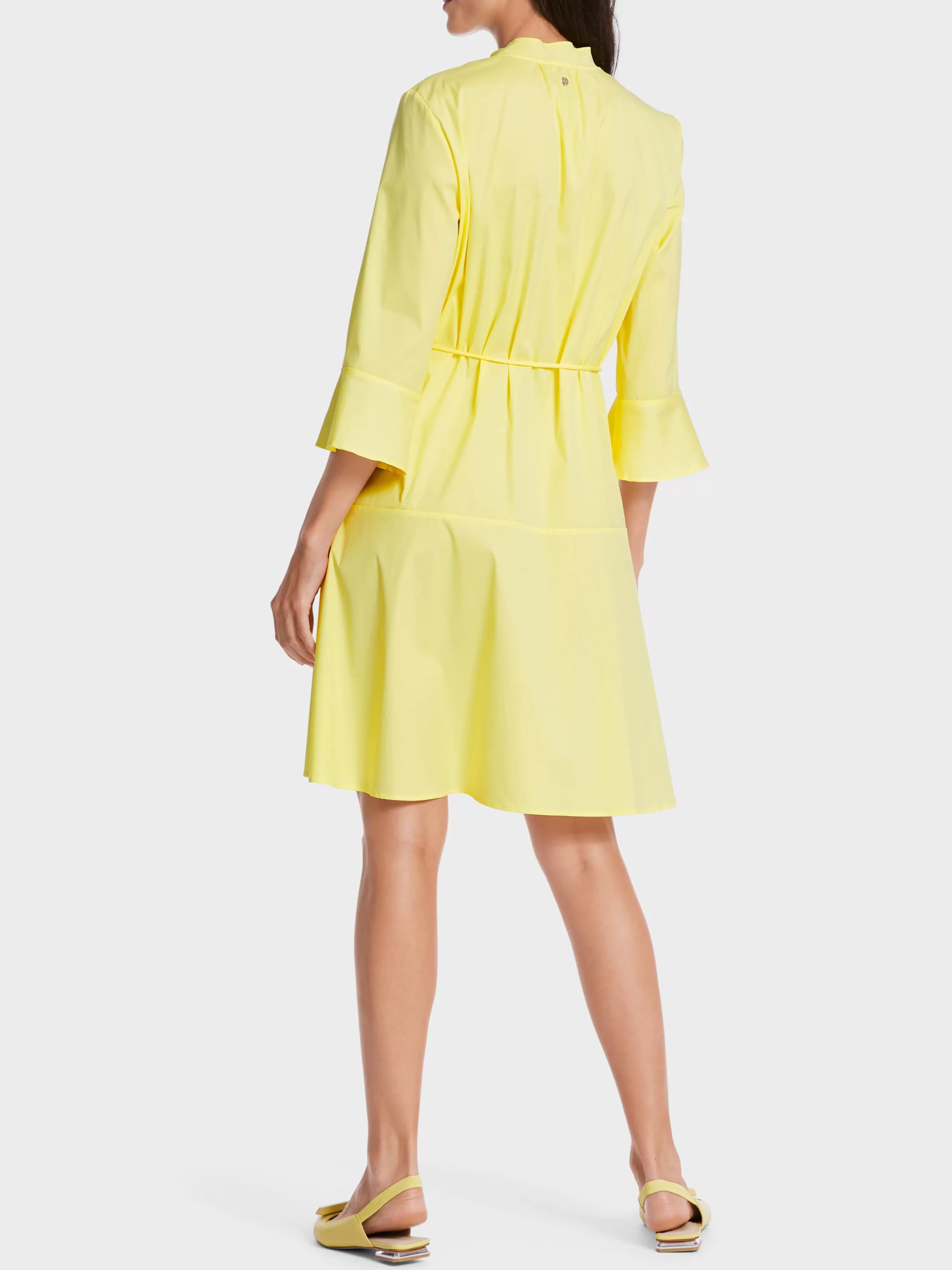 Marc Cain Kleider-KLEID MIT VOLANTÄRMEL pale lemon