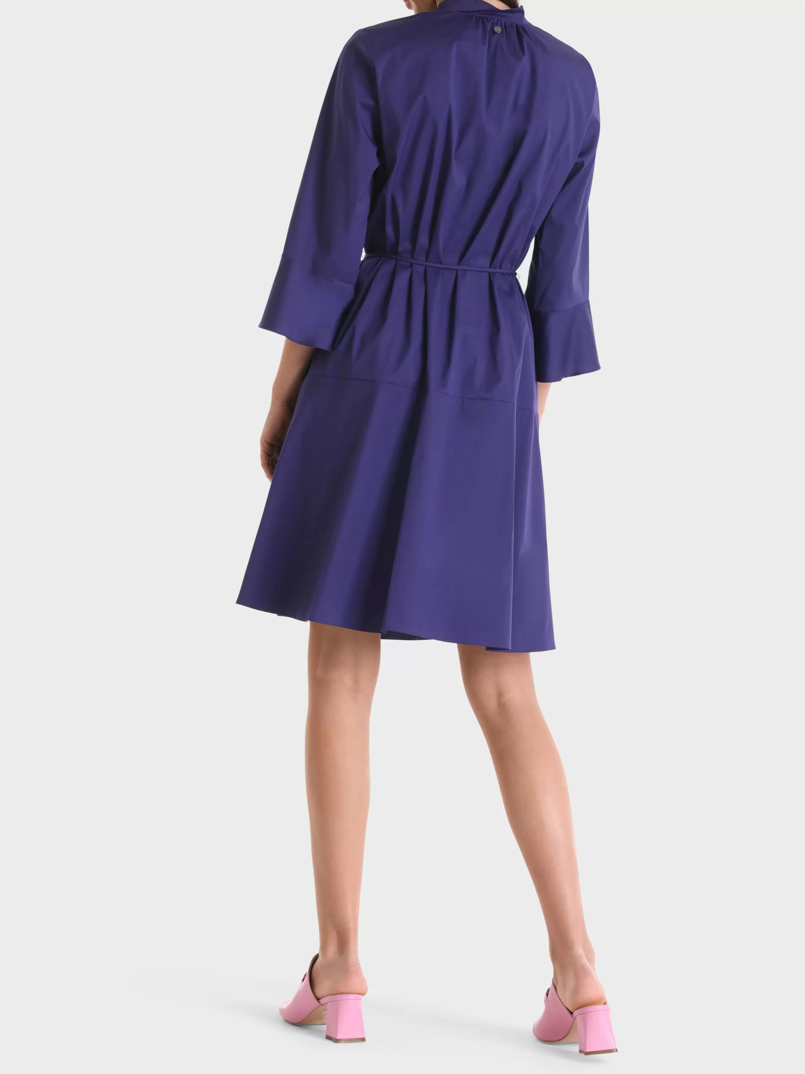 Marc Cain Kleider-KLEID MIT VOLANTÄRMEL deep violet