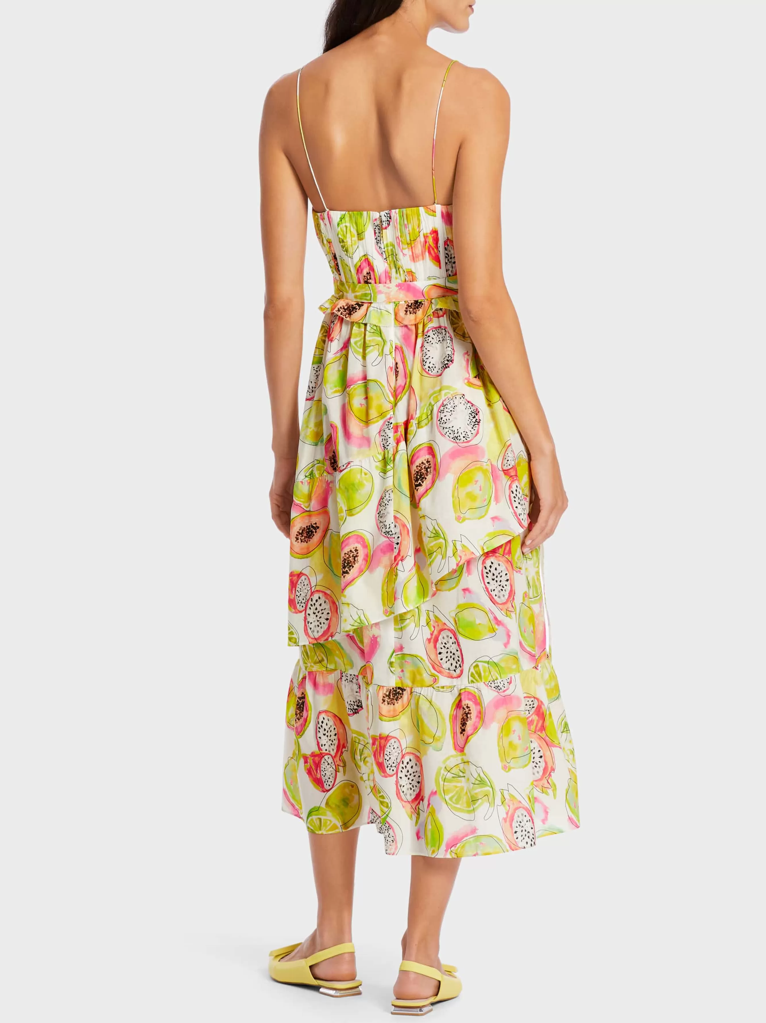 Marc Cain Kleider-KORSAGENKLEID pale lemon