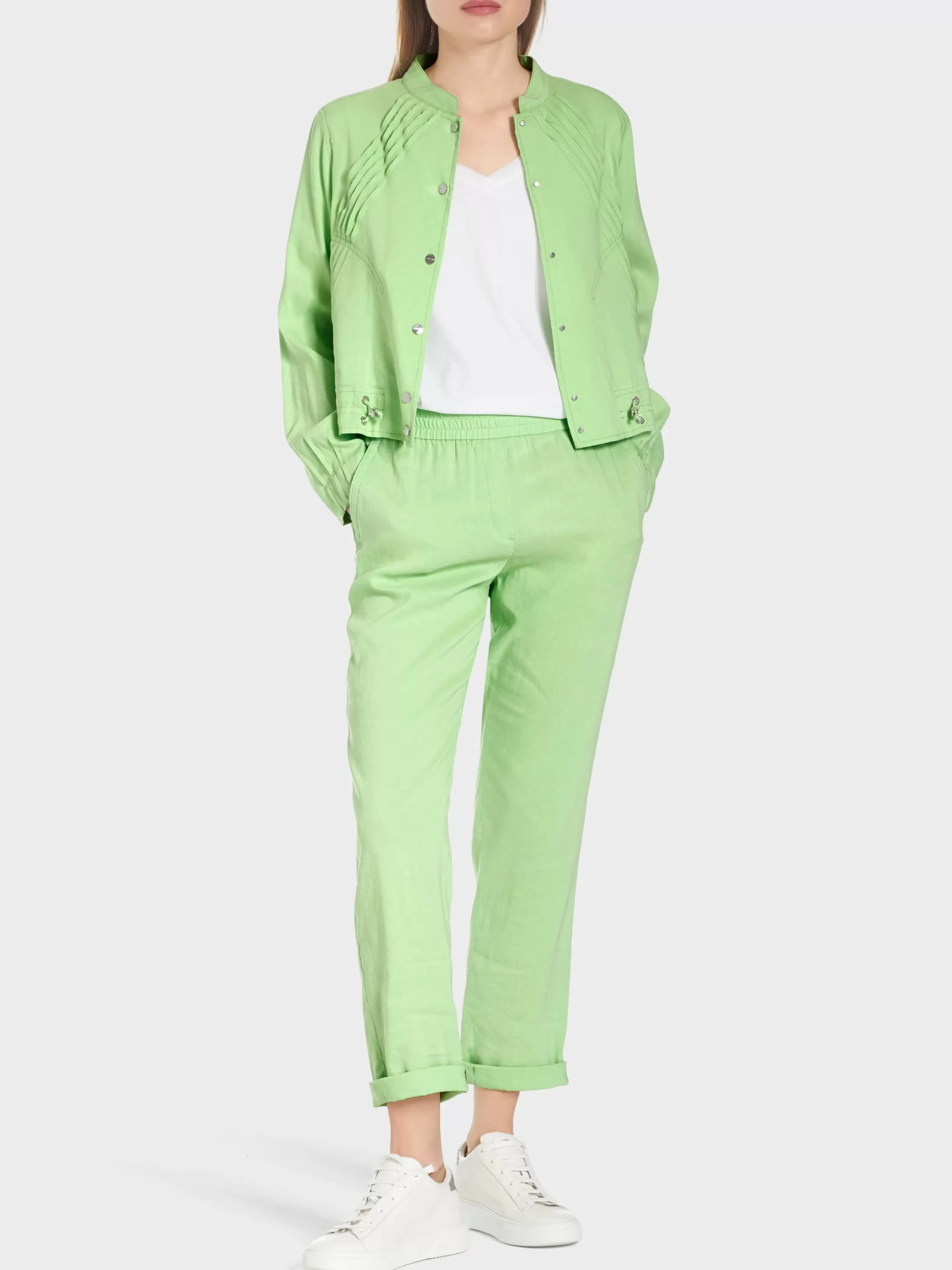 Marc Cain Jacken-KURZE JACKE MIT TAILORING-DETAILS light apple green