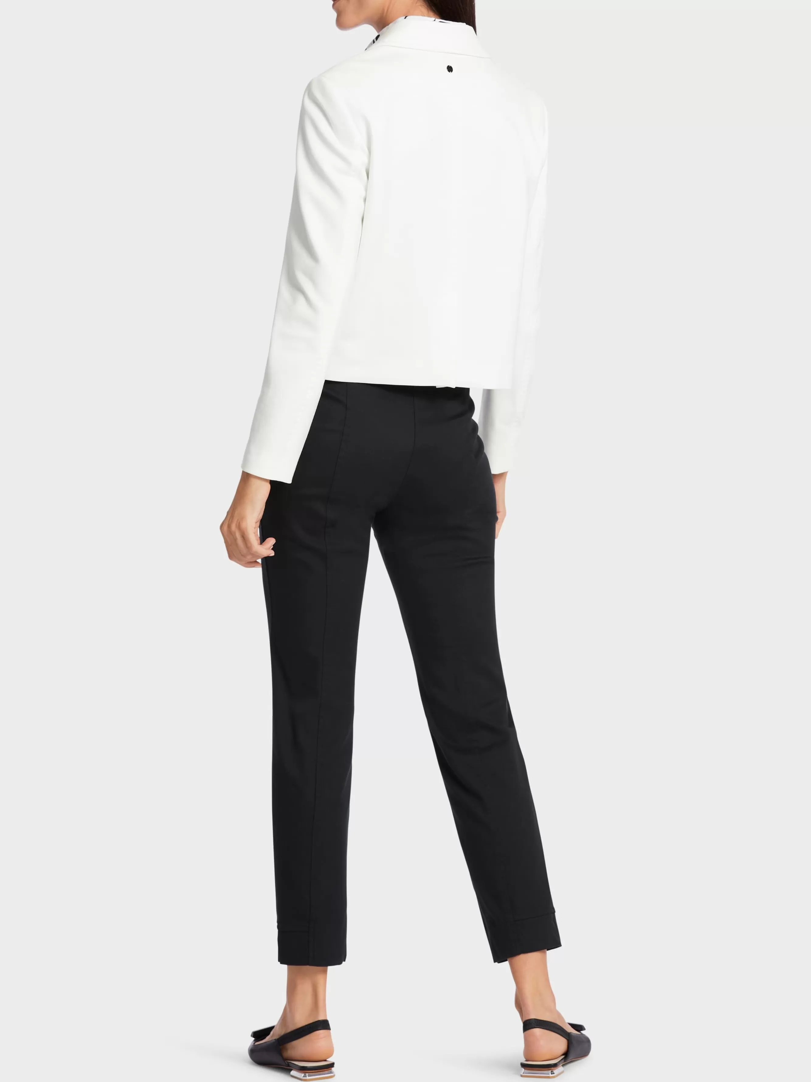 Marc Cain Jacken-KURZER BLAZER MIT GESTEPPTEN KANTEN off-white