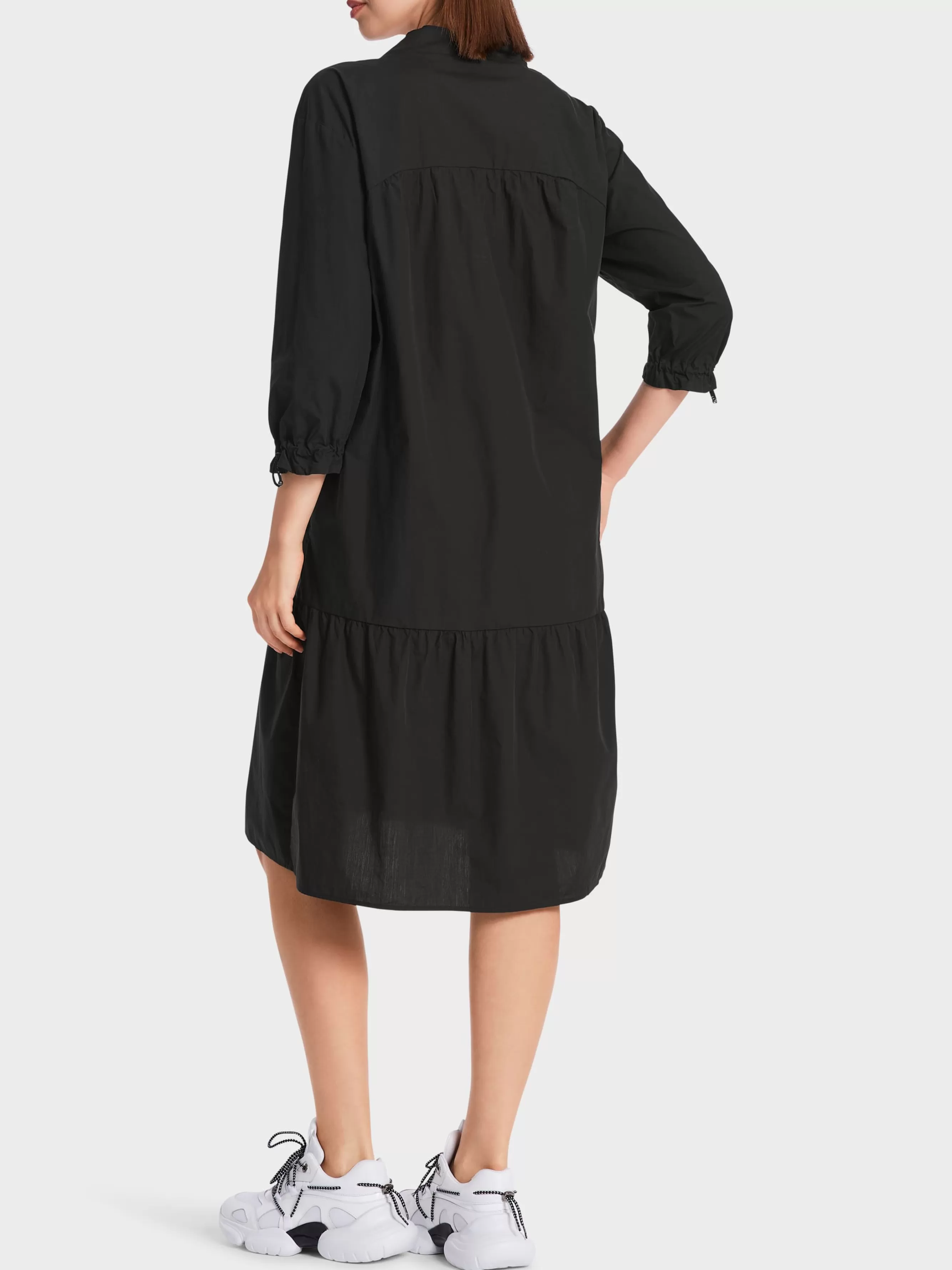 Marc Cain Kleider-KURZES STUFENKLEID "RETHINK TOGETHER" black