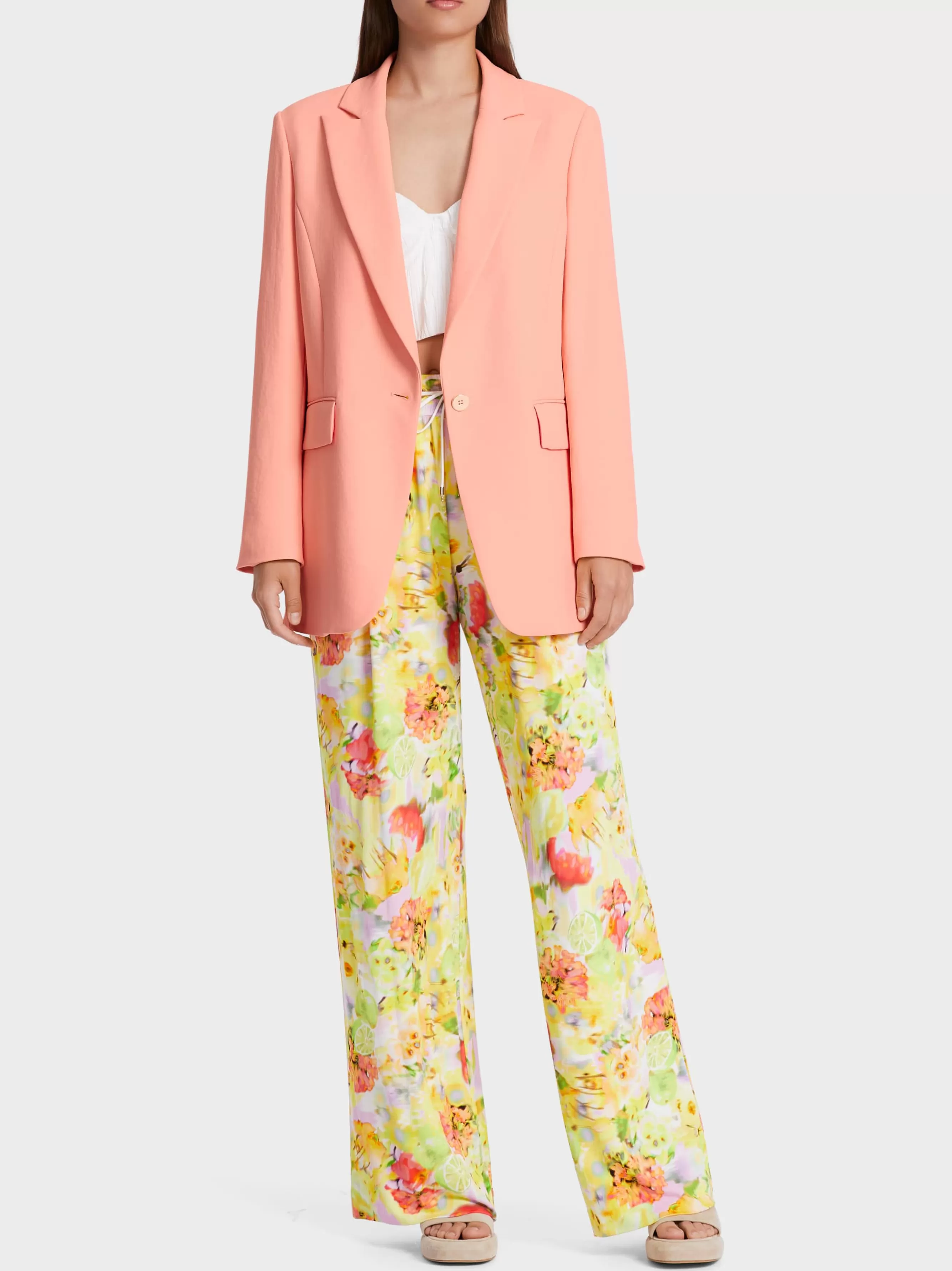 Marc Cain Blazer | Hosenanzüge-LANGER BLAZER deep peach