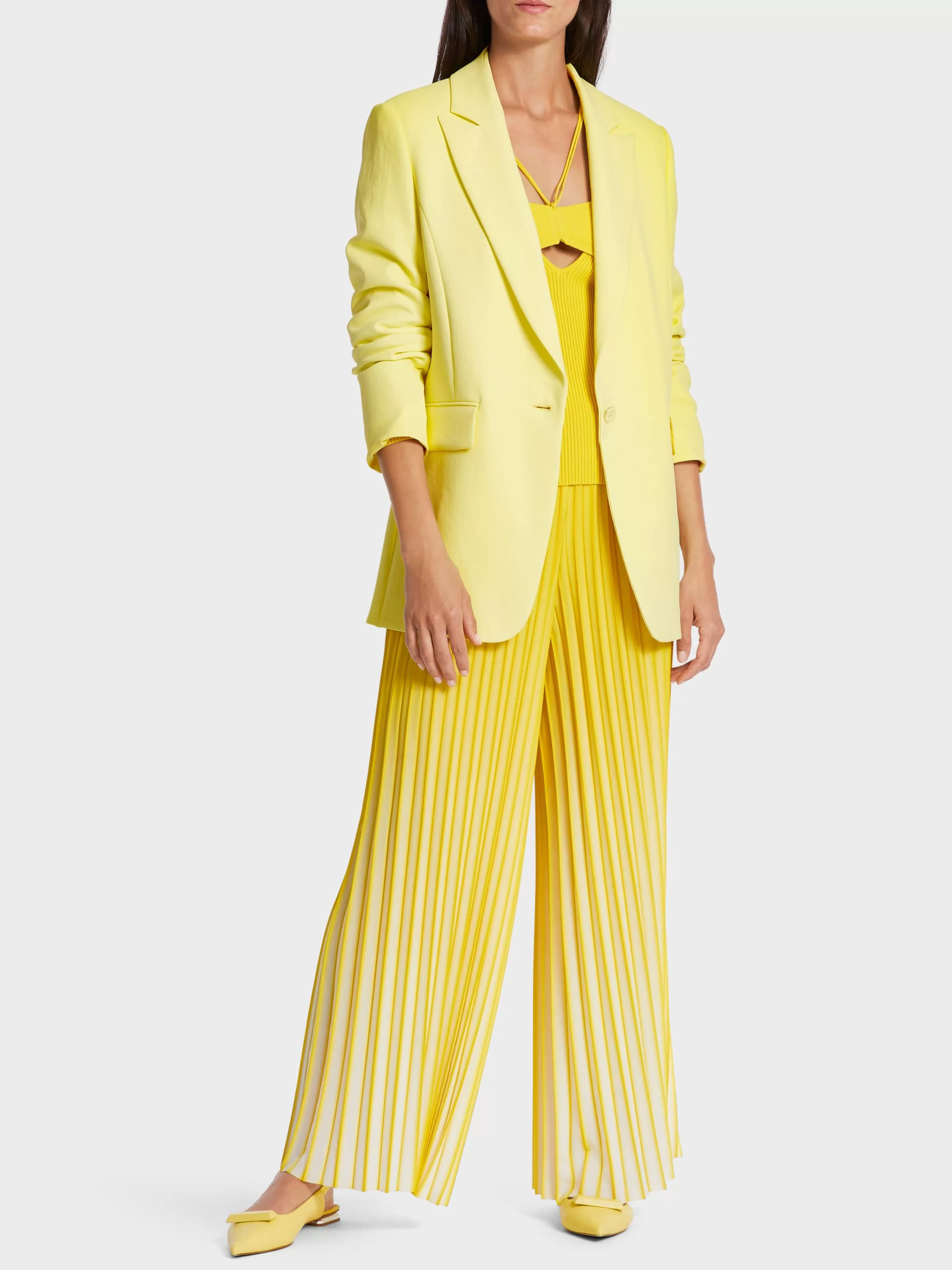 Marc Cain Blazer-LANGER BLAZER pale lemon