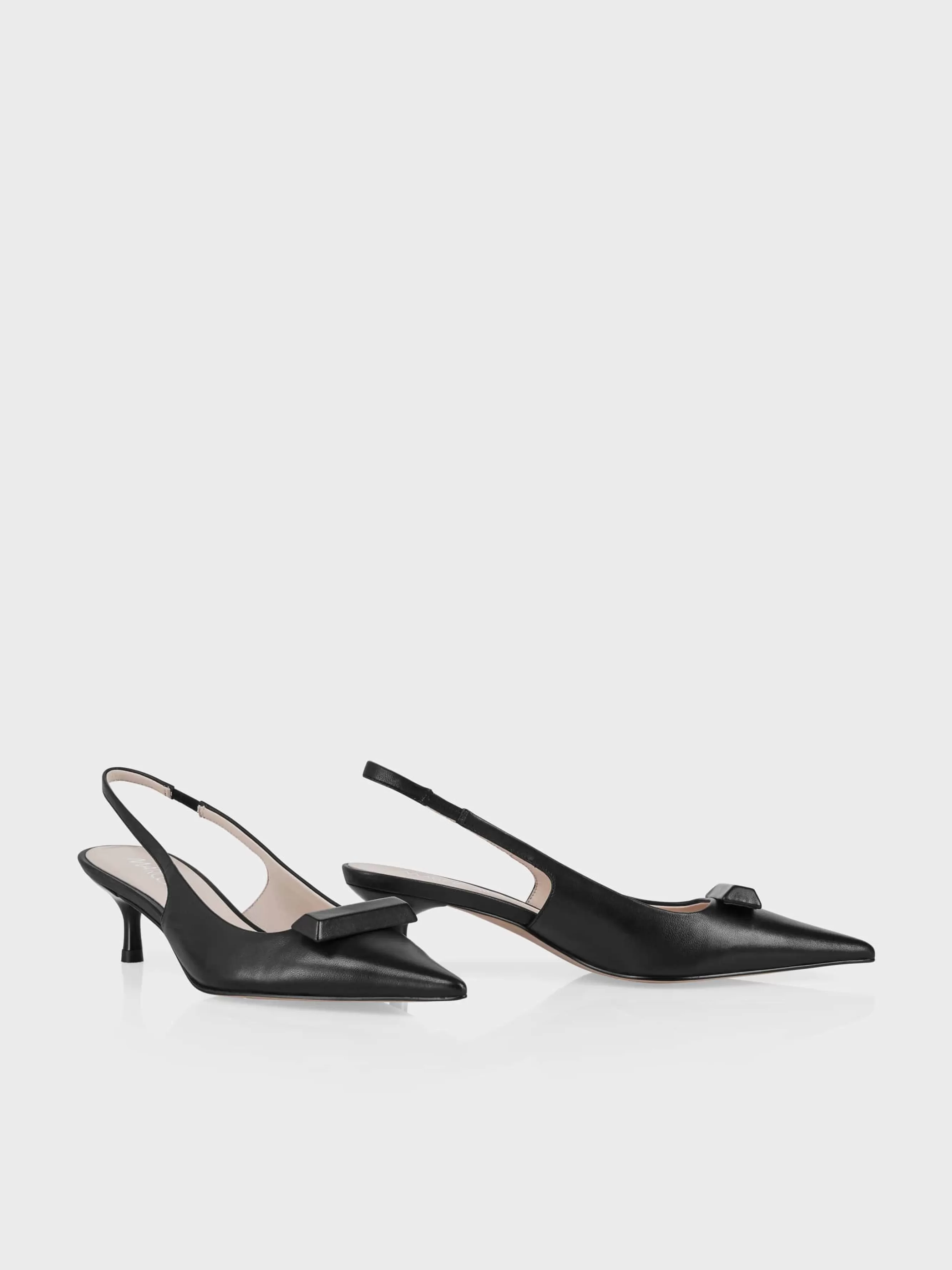 Marc Cain Schuhe-LEDERSLINGS IM FIFTIES STYLE black