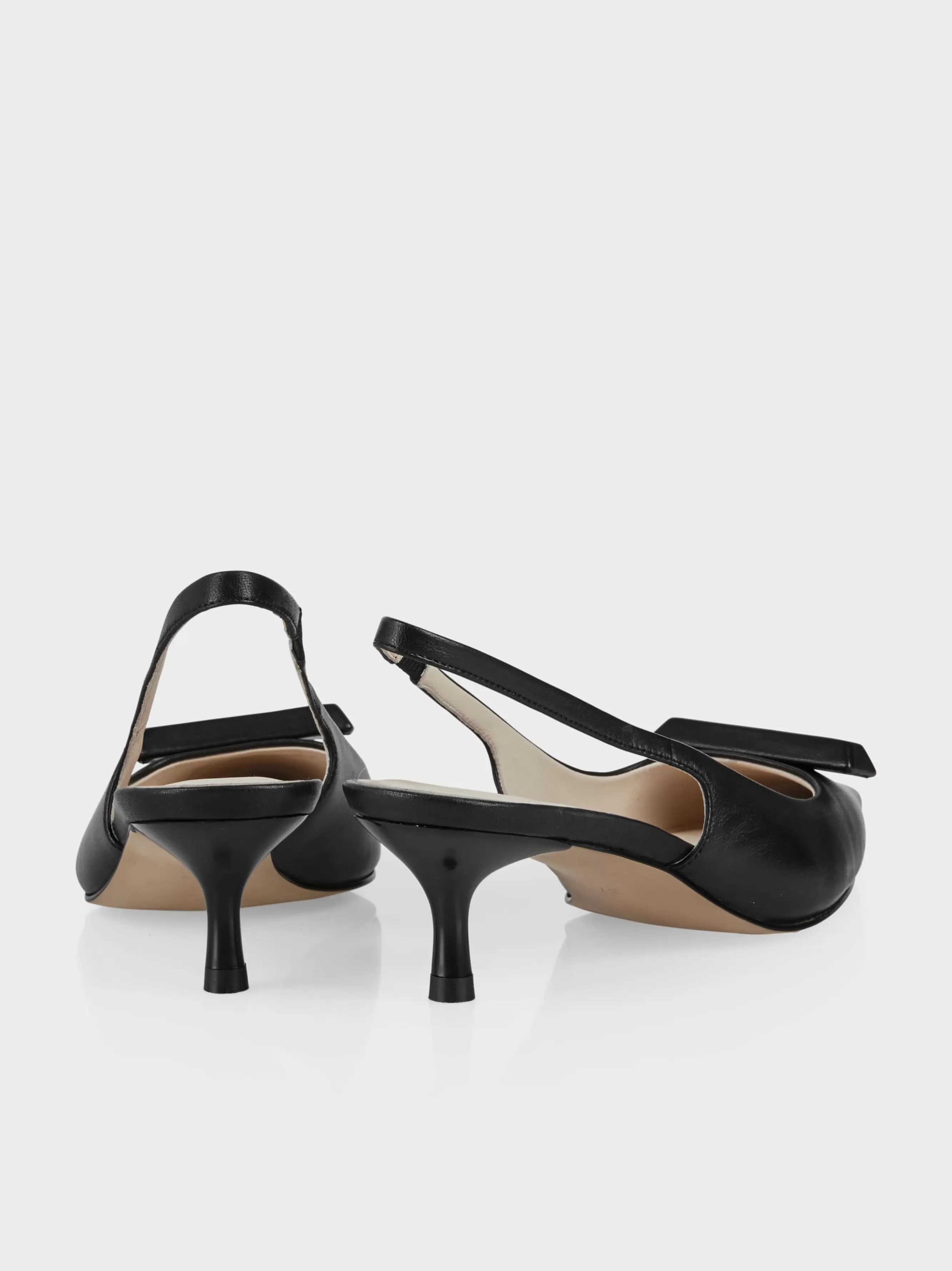 Marc Cain Schuhe-LEDERSLINGS IM FIFTIES STYLE black