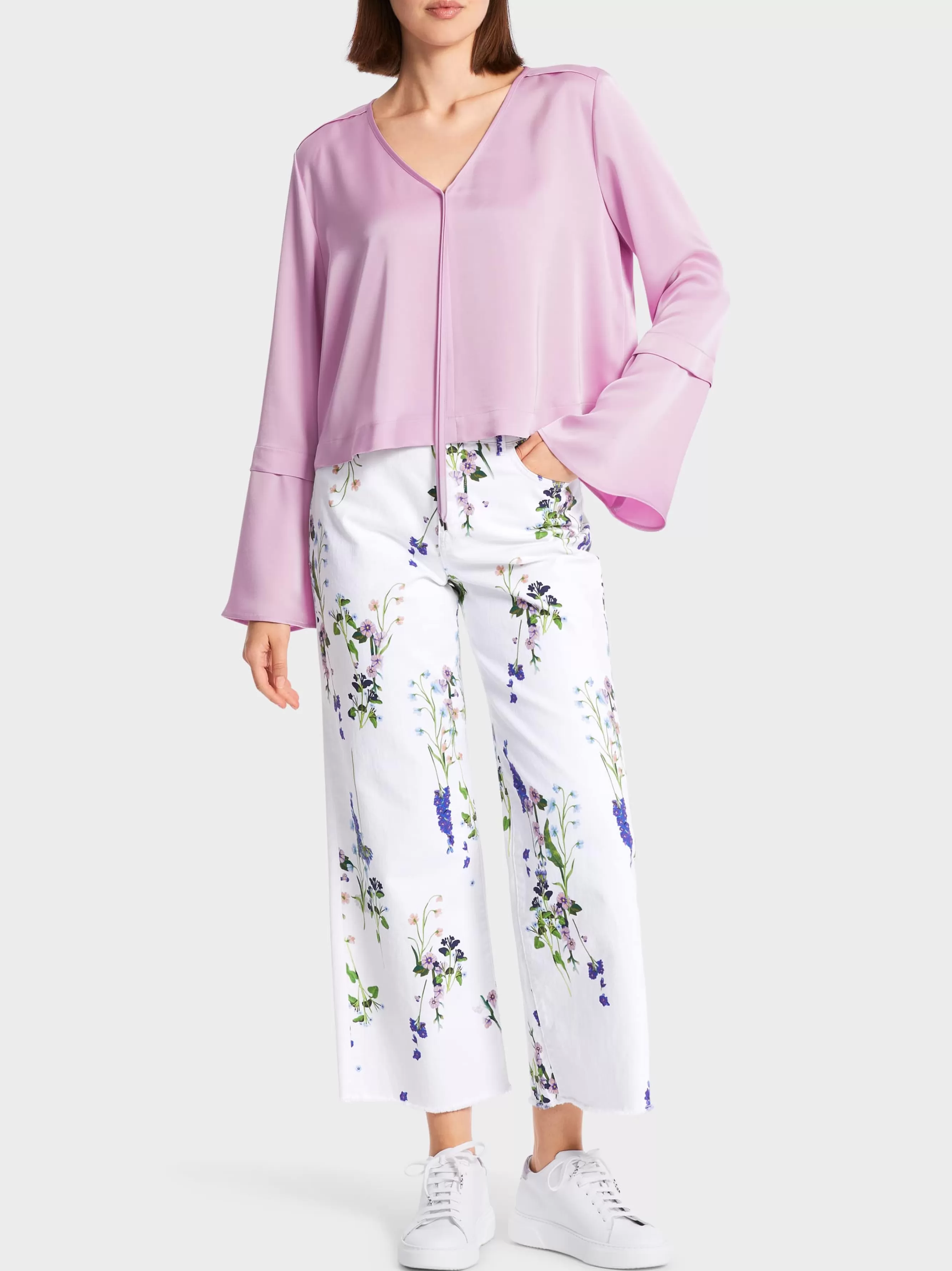 Marc Cain Blusen & Tuniken-LEGERE BLUSE pink lavender