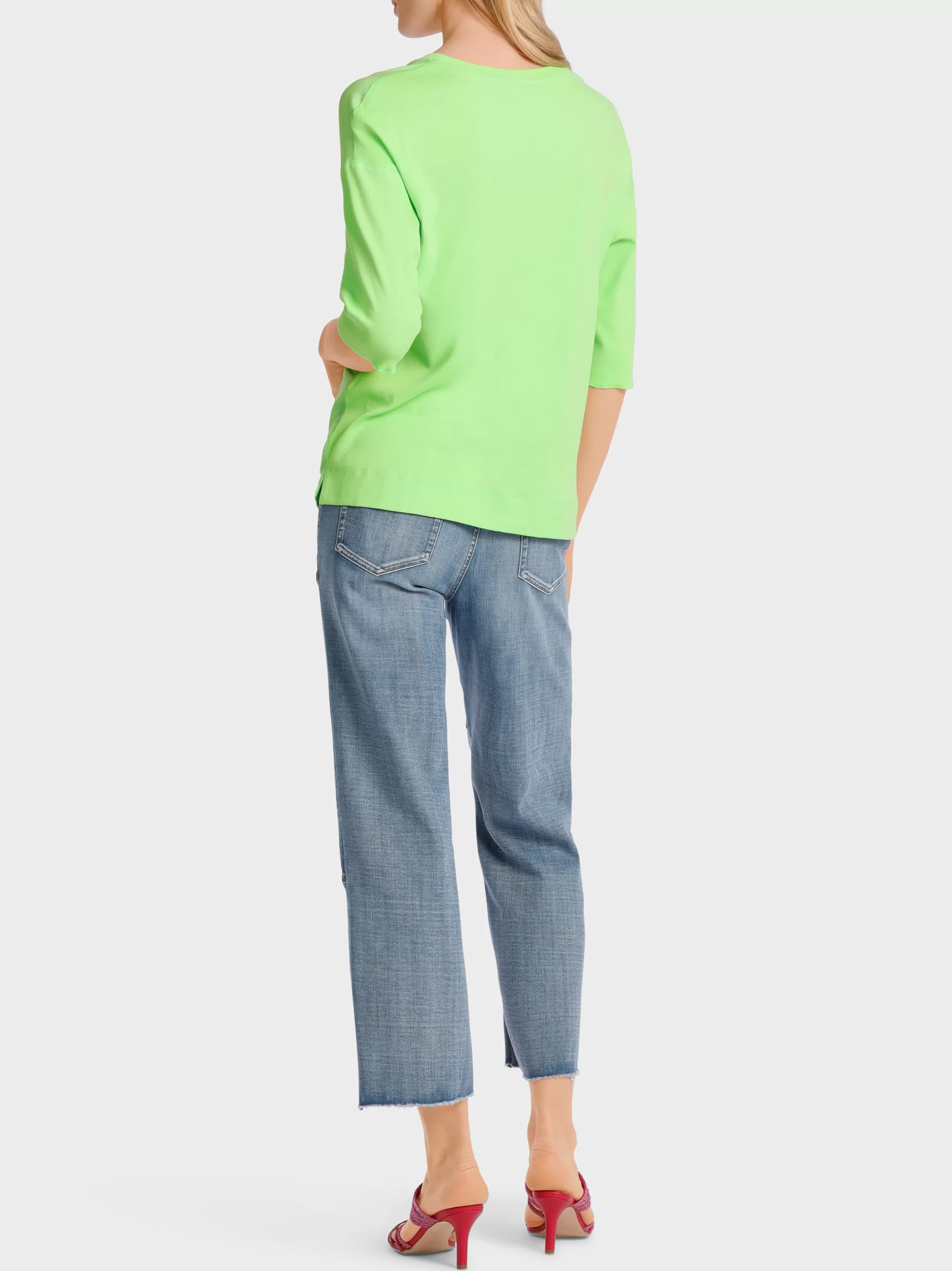 Marc Cain Blusen & Tuniken | Shirts & Tops-LEGERES BLUSENSHIRT light apple green