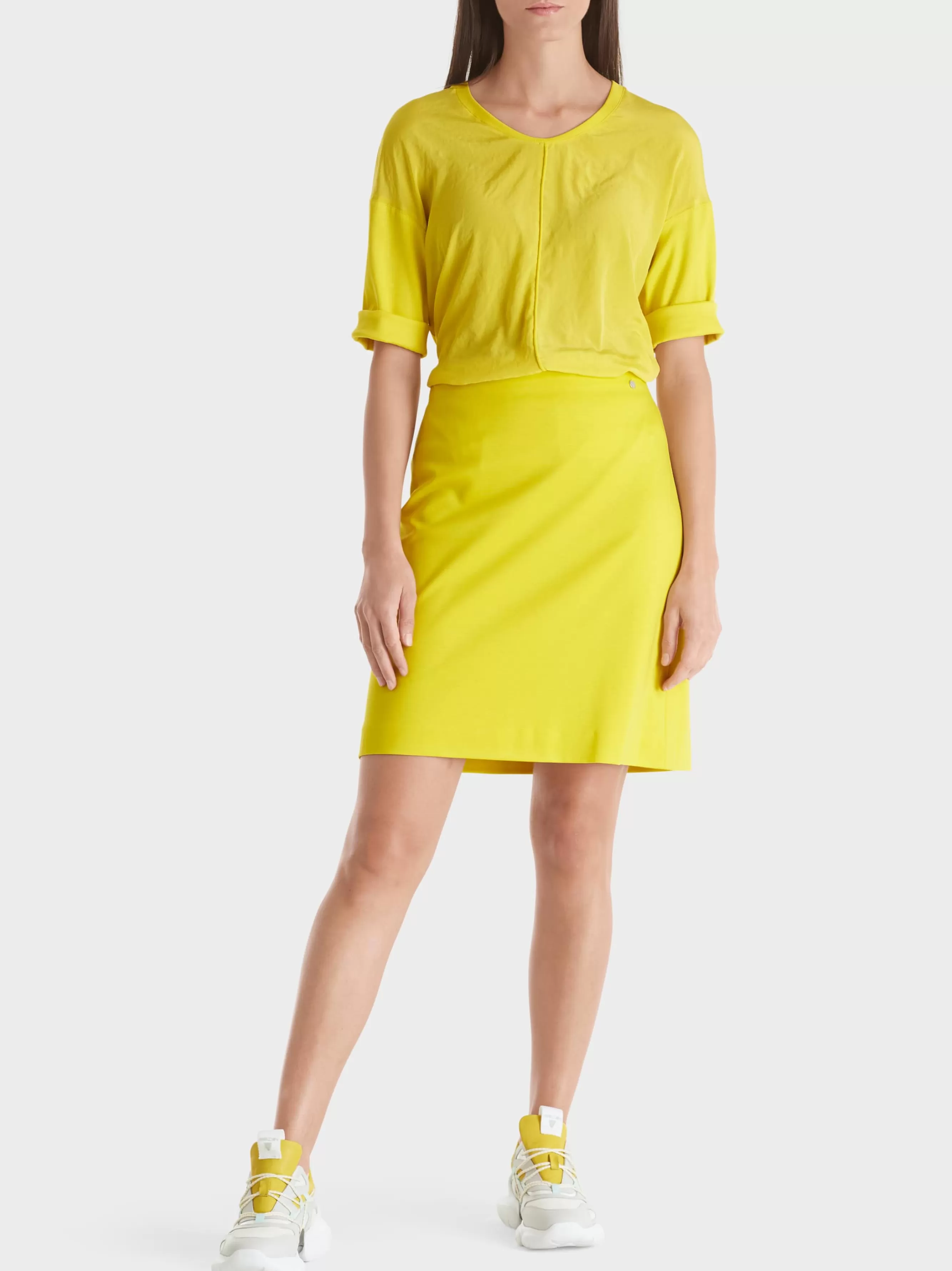 Marc Cain Blusen & Tuniken | Shirts & Tops-LEGERES BLUSENSHIRT bright sulphur