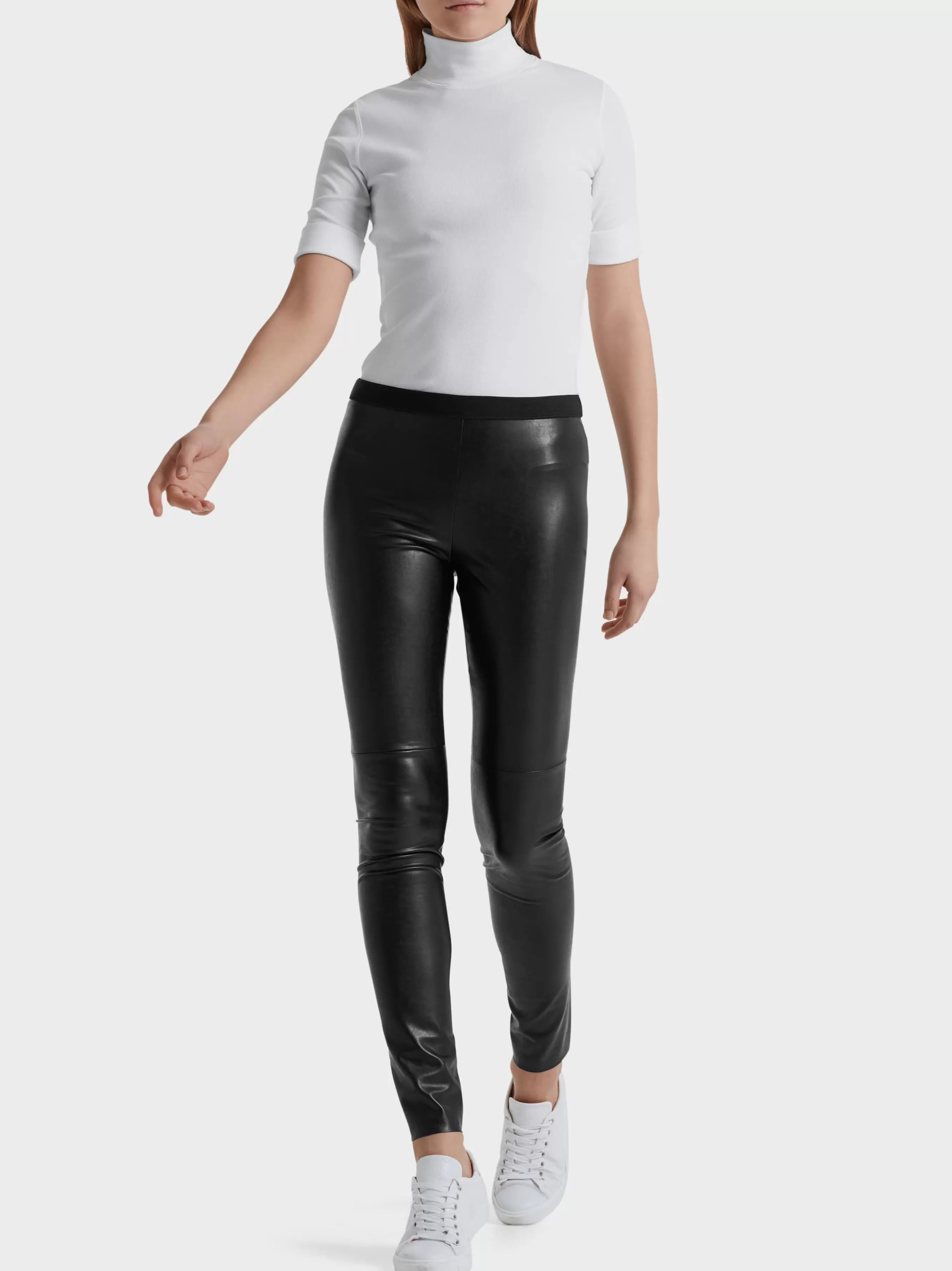 Marc Cain Hosen-LEGGINGS AUS KUNSTLEDER black